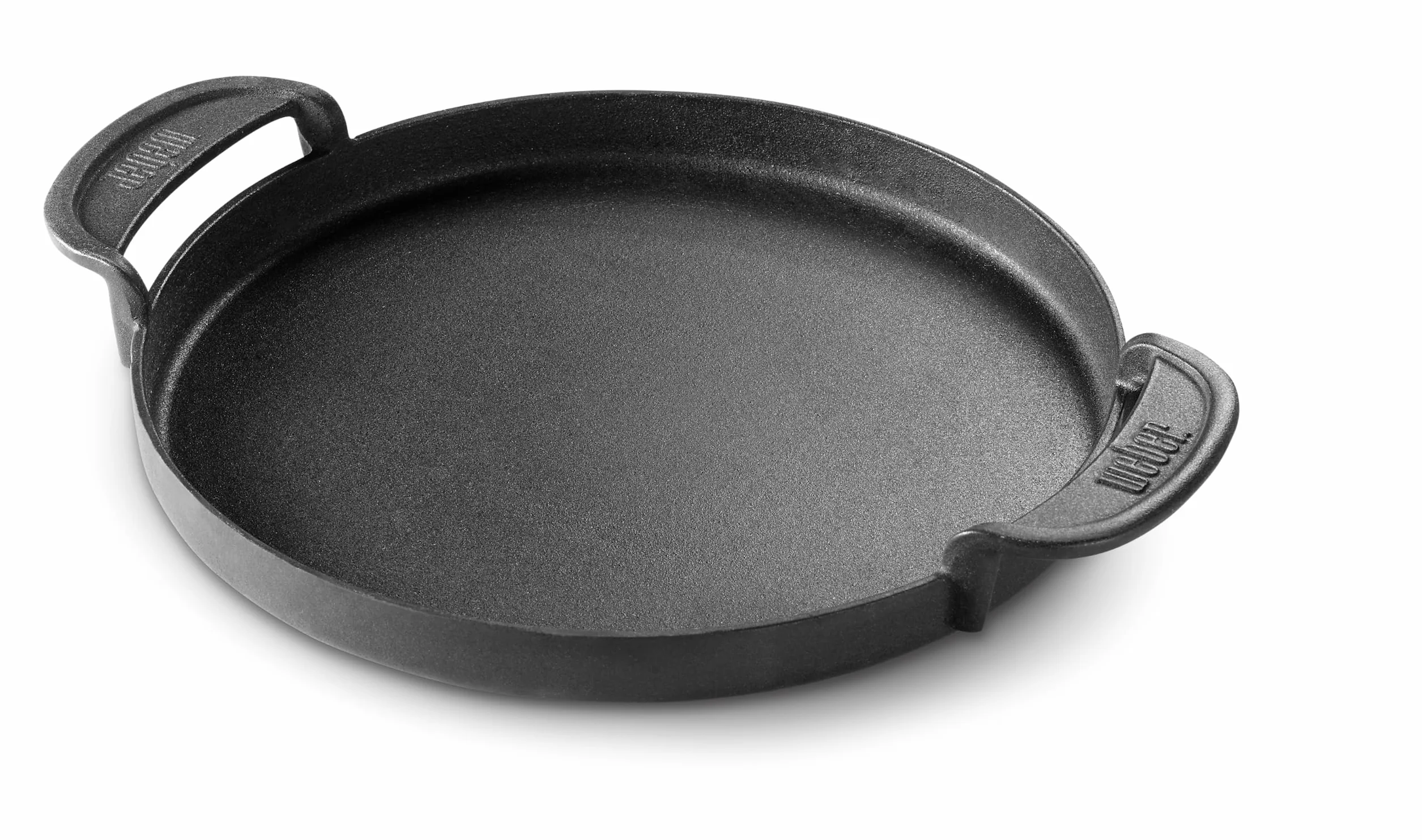 Weber Plancha en Fonte pour Gourmet BBQ System/répartition homogène de la Chaleur, idéale pour Poisson, légumes et Plats à la poêle – Noir (7421)
