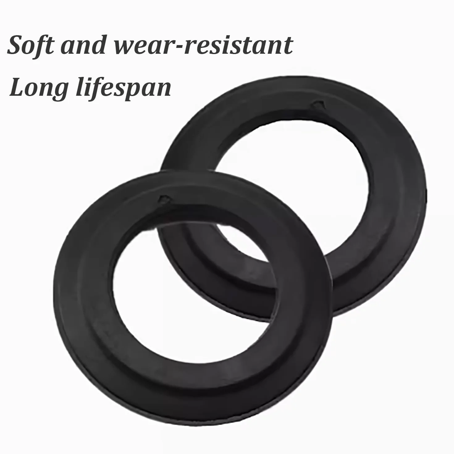 Joint D'Évier de Cuisine 6 PCS, Joint en élastomère pour paniers filtrants Ø 54 mm, Ø 32 mm, Noir