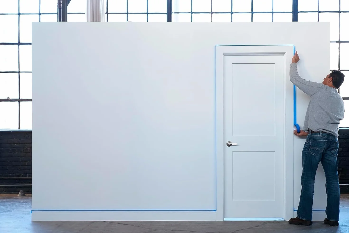 ScotchBlue Ruban de Masquage Multi-Surfaces 36 mm x 41 m 4 Rouleaux Adhésif Peinture Intérieur Extérieur 70% PEFC