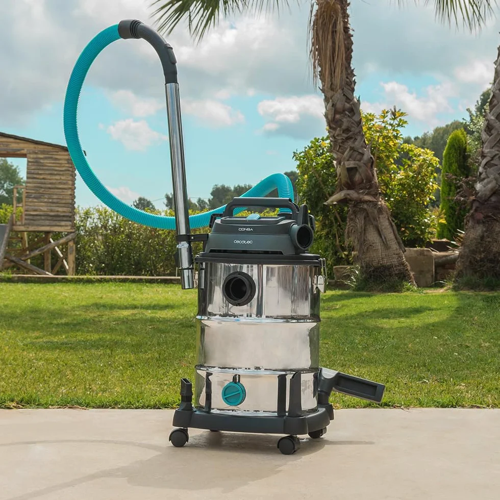 Cecotec Conga Rockstar Wet & Dry Steel Pro Aspirateur Solides et Liquides 30 L 1600 W 23 kPa