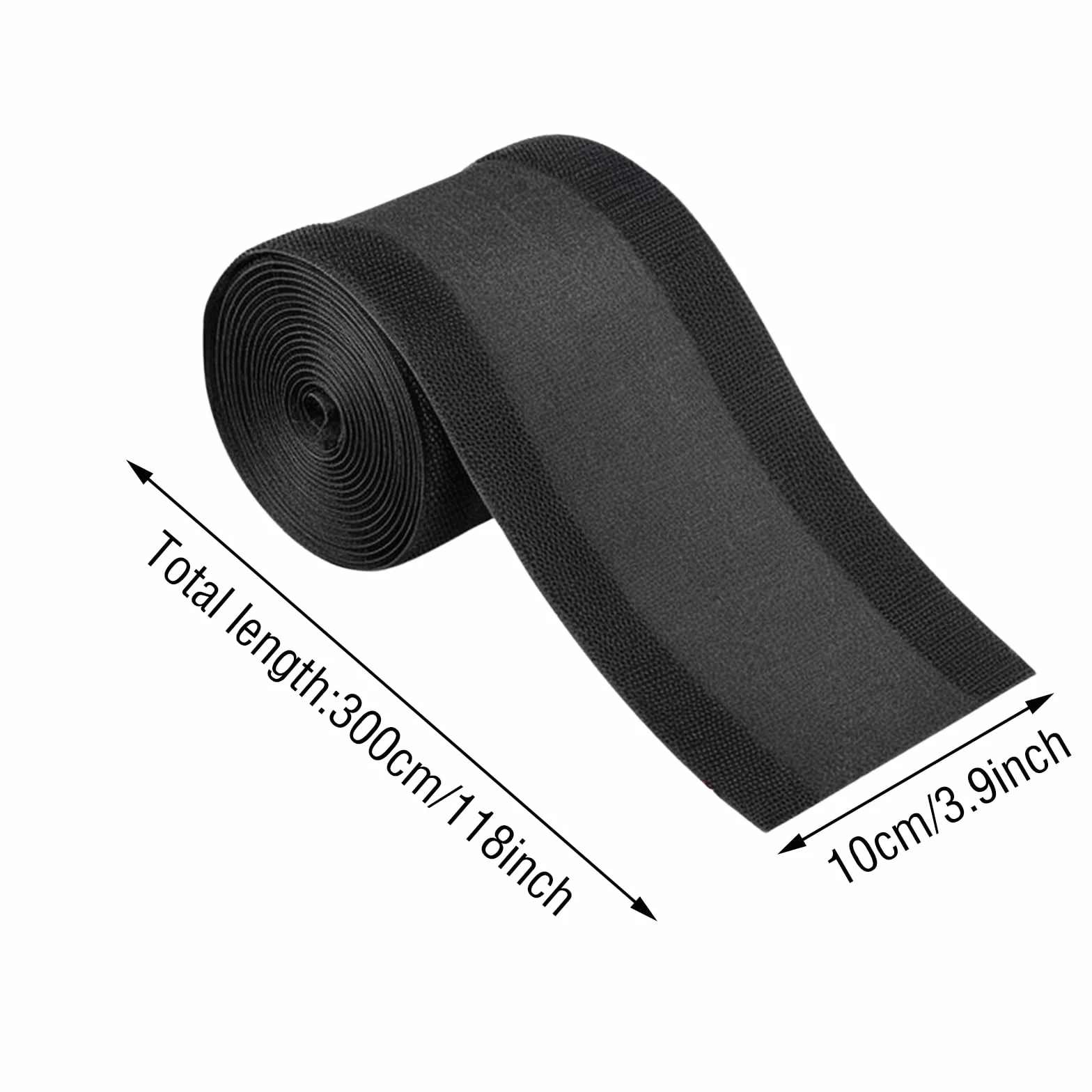 Goulotte Passe-Câble de Sol, Cache-Câble pour Moquette, Largeur 10 cm x Longueur 300 cm