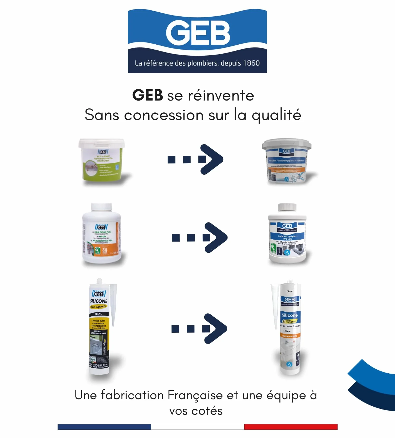 GEB Colle gel plus PVC 250 ml