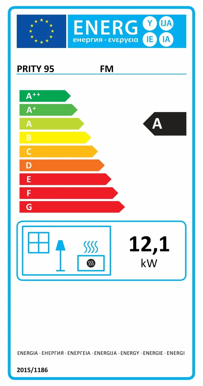 Poêle à Bois Prity FM 12 kW