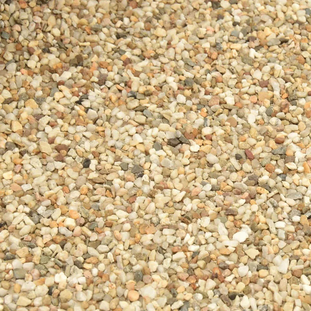 Tomostar Revêtement de Pierre Tapis Gravillonnée Sable Naturel 150x40 cm