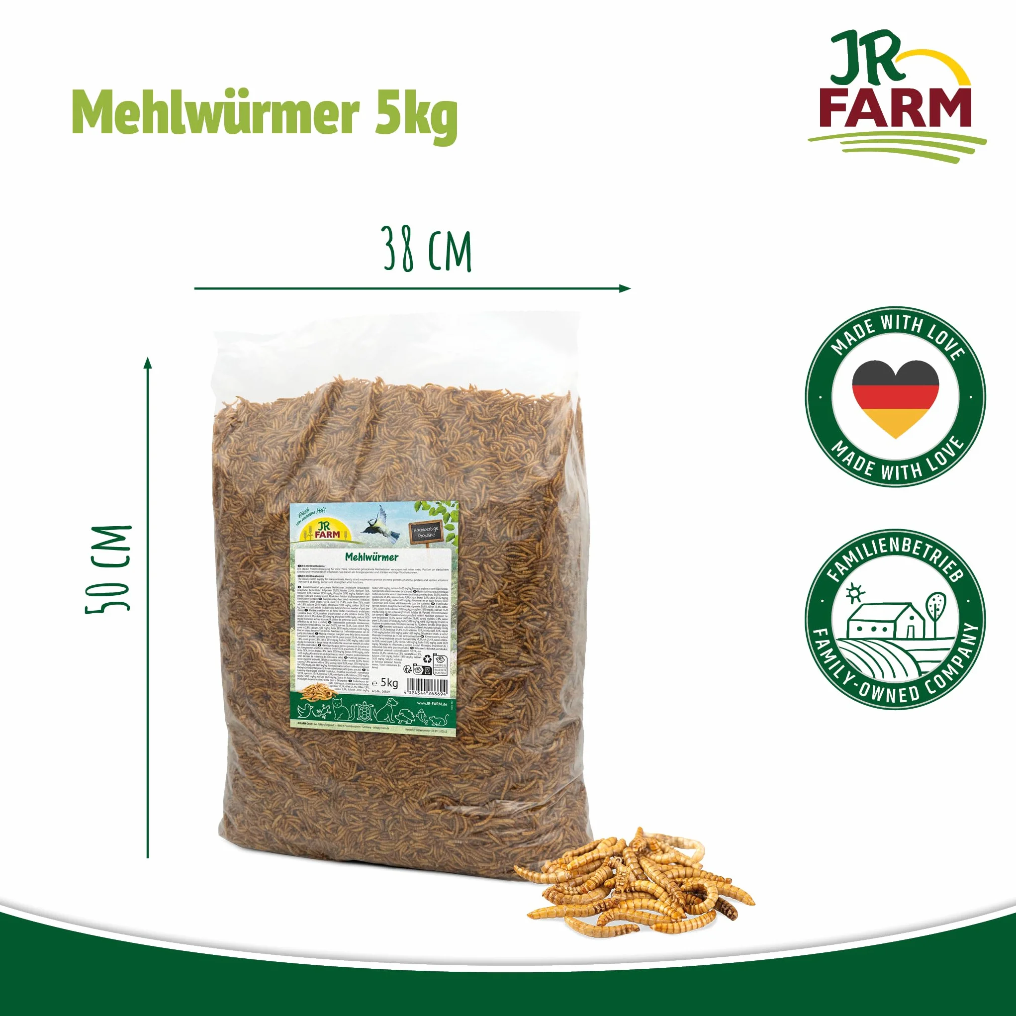 JR Farm Garden vers de Farine 5 kg
