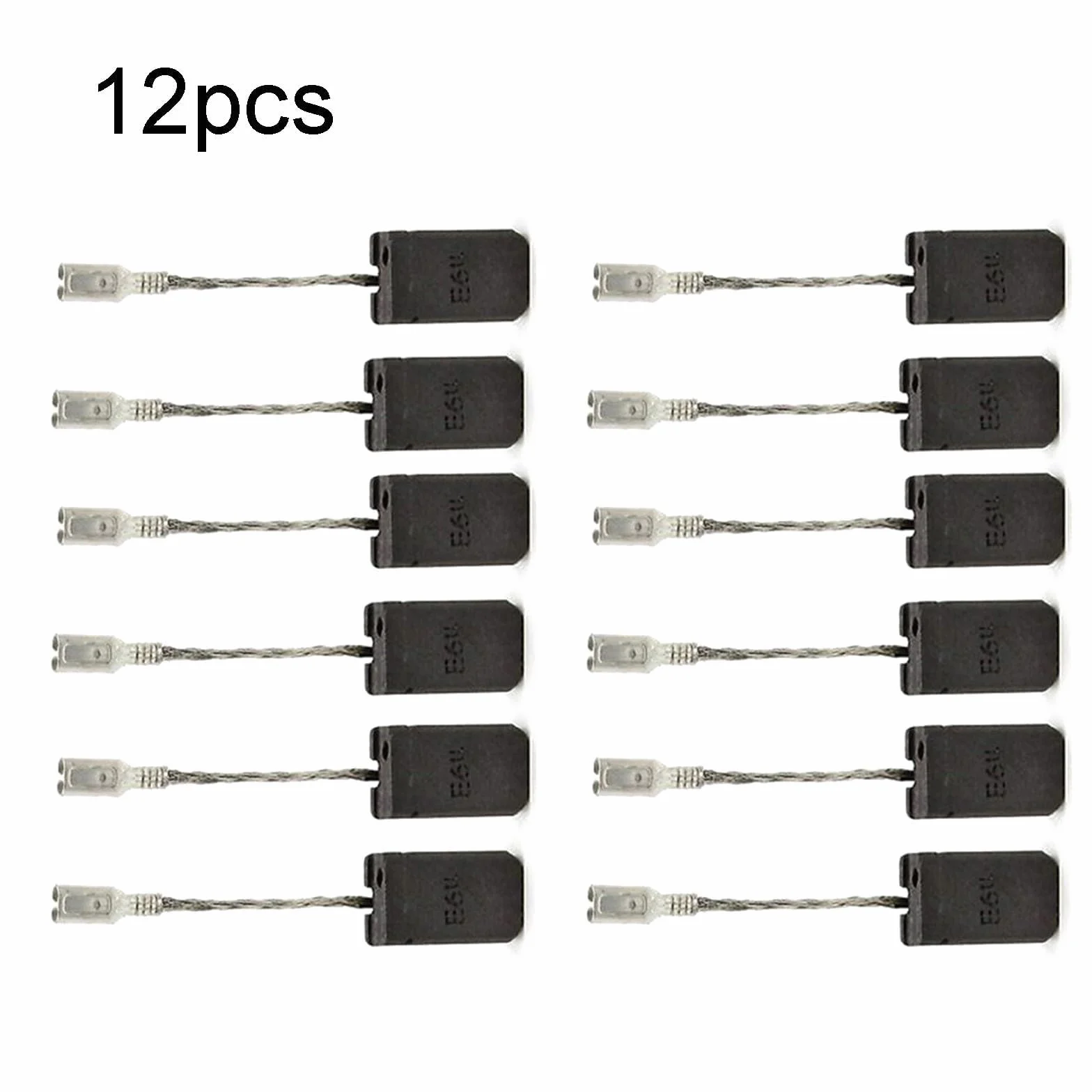 Lot de 12 balais de charbon de rechange pour moteur électrique Bosch GWS 1000 1100 1400