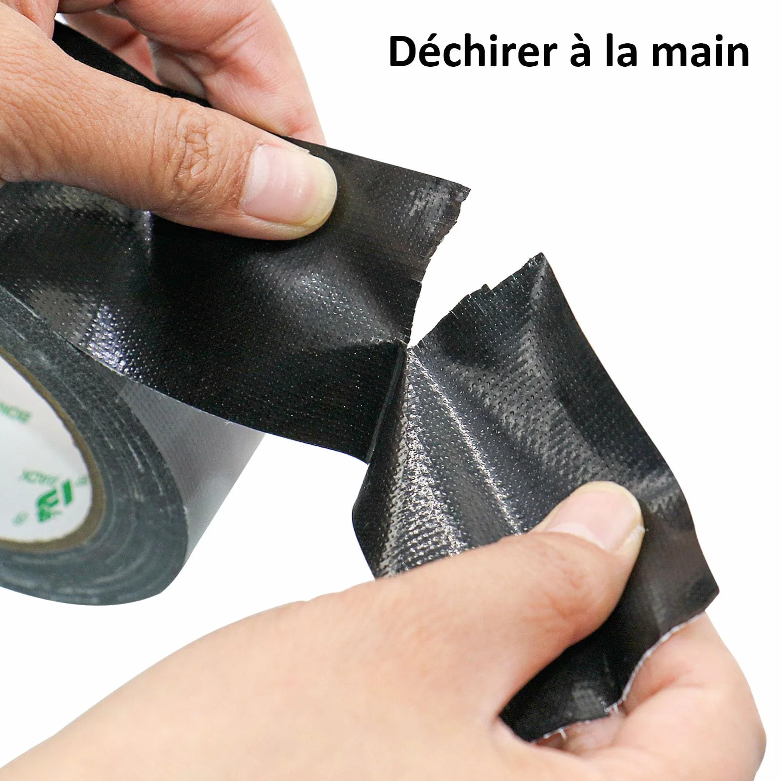 BOMEI PACK Ruban Adhésif Toilé Noir Heavy Duty Duct Tape 50 mm x 30 m