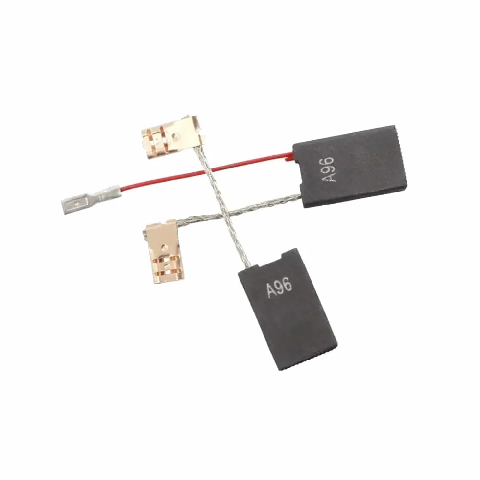 Trade-Shop Lot de 2 balais de charbon 6,3 x 16 x 26 mm Compatible Bosch GSH 11 VC