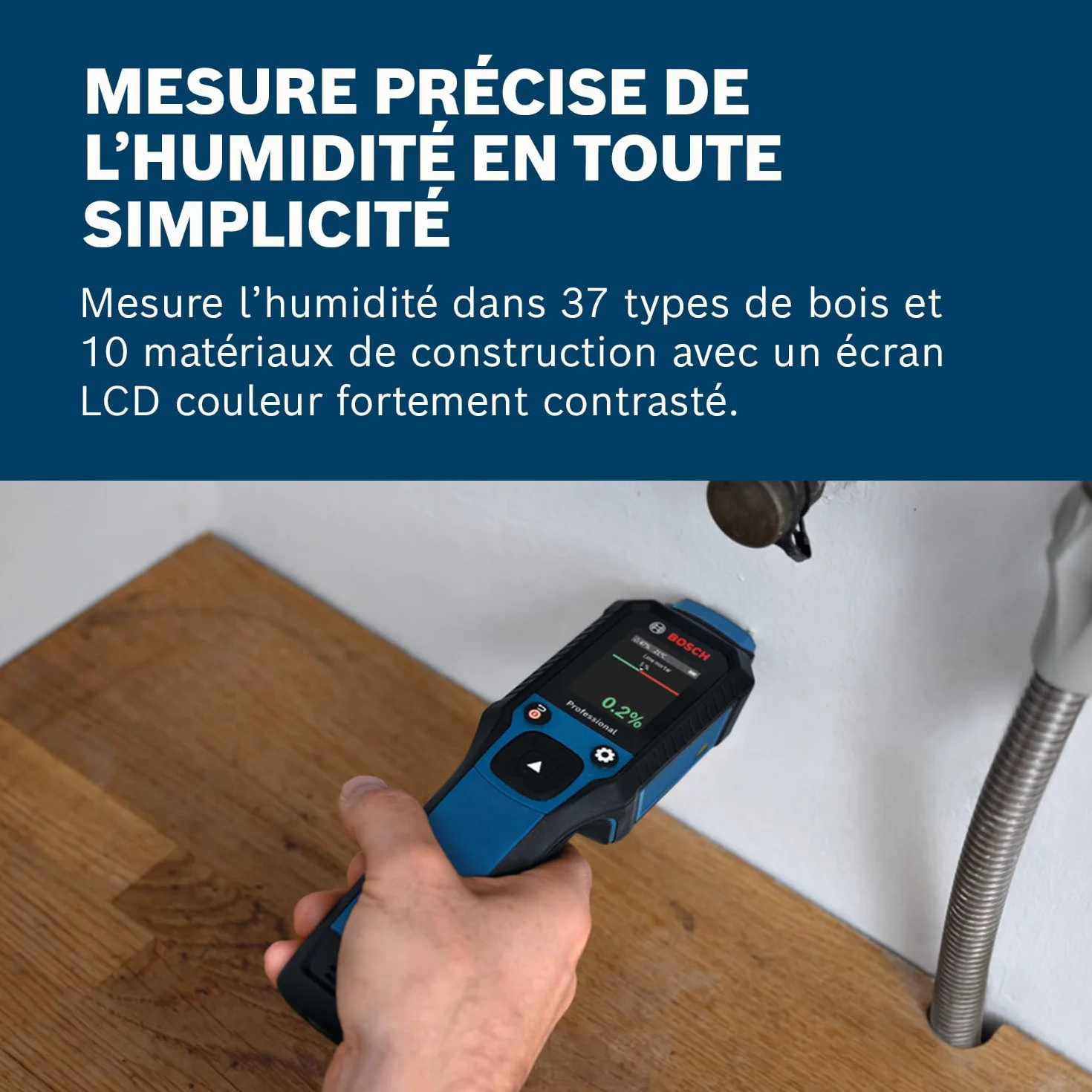 Bosch Professional Humidimètre à broches GMP 2-15 IP65