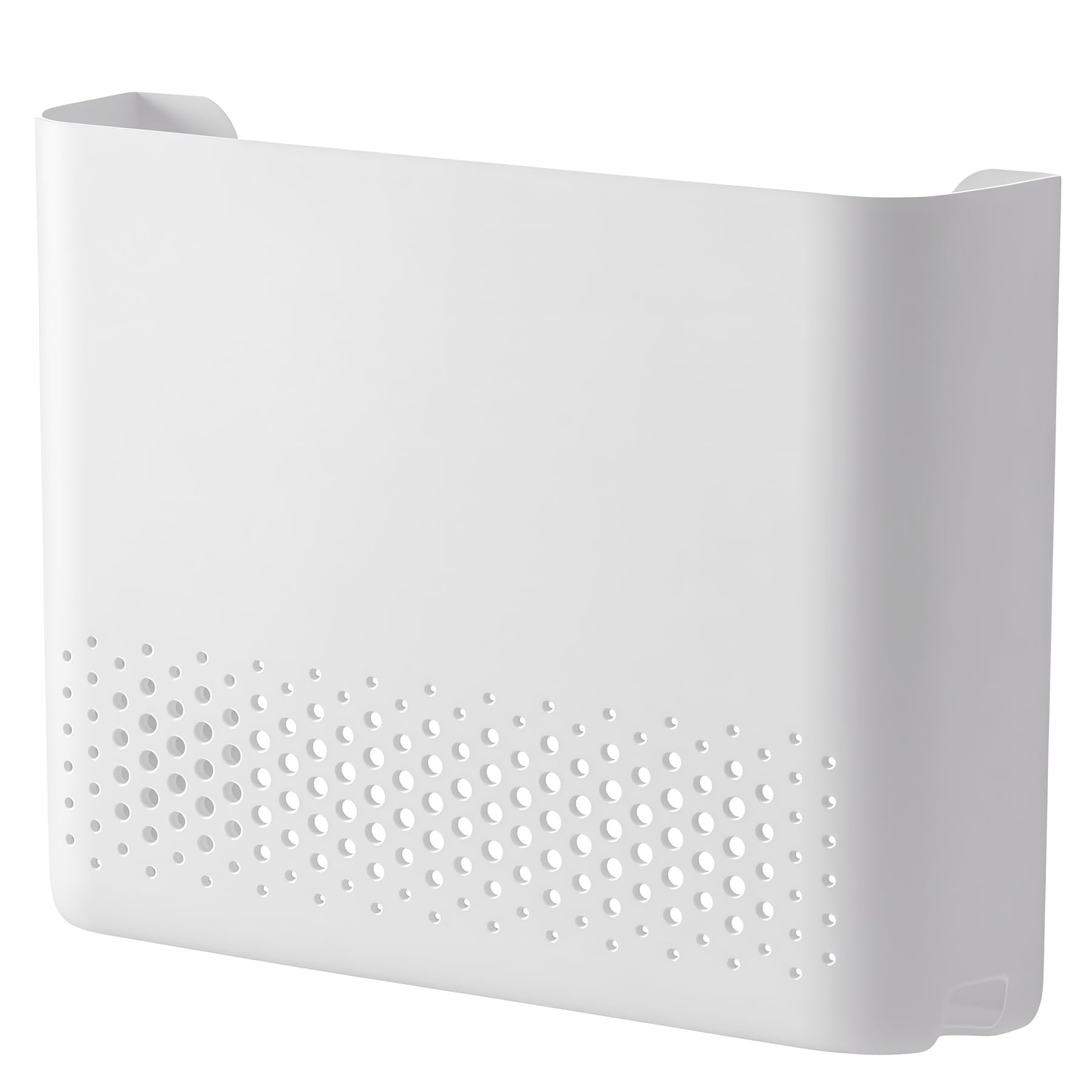 Sleek No-Drill Wall-Mounted Router Organizer