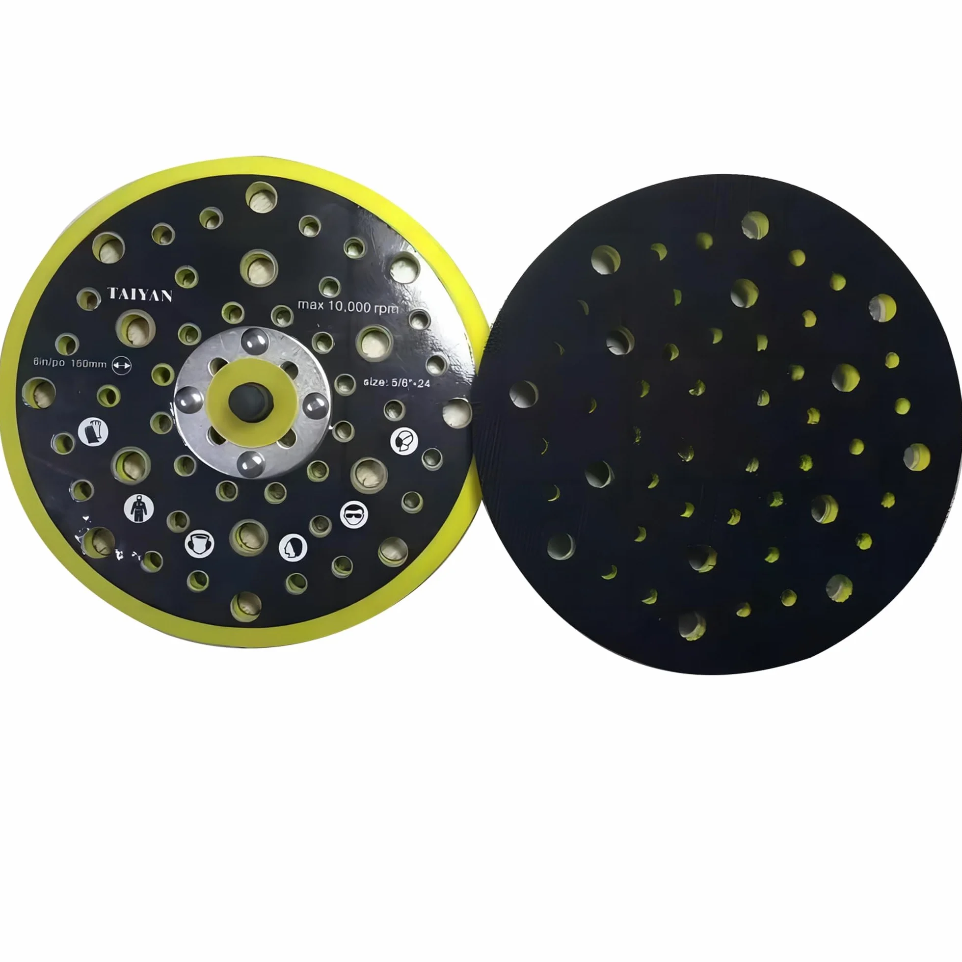 Plateau Ponceuse 52 trous Base de ponçage 150 mm Compatible Mirka CEROS DEROS Filetage 5/16