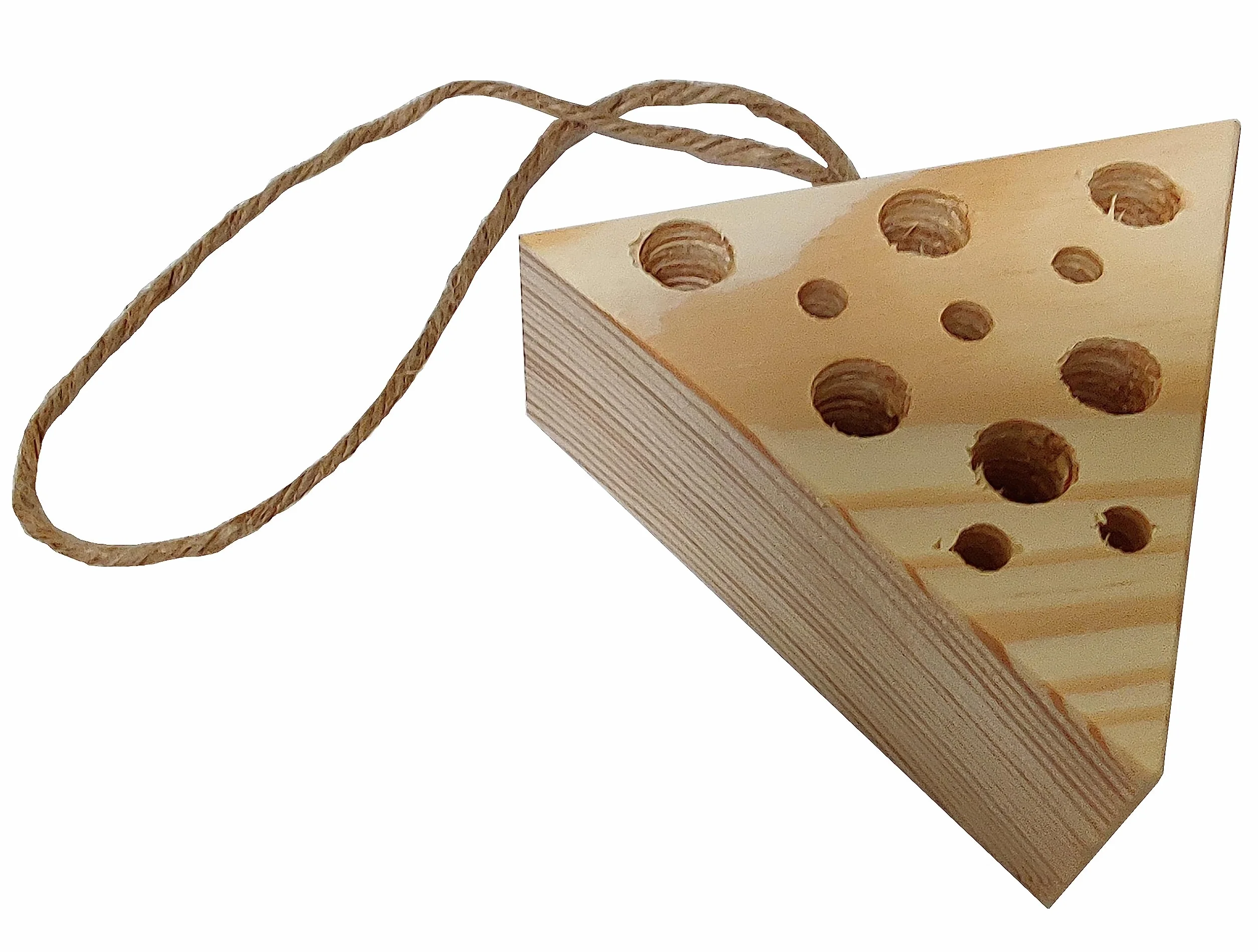 Wooden World - Hôtel pour Insectes – Abris écologique Naturel en Bois pour Insectes - Triangle inversé