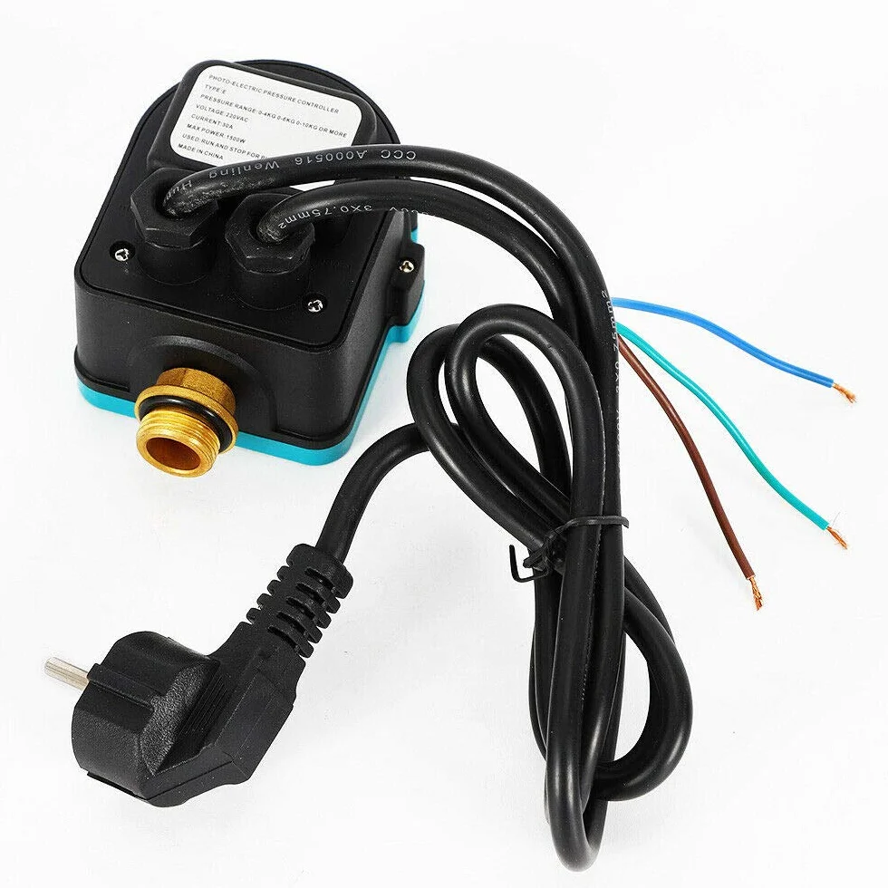 OUKANING Commutateur de Pression de commutateur de Pompe de Commande de Pompe numérique on/Off 0-10Bar 220V