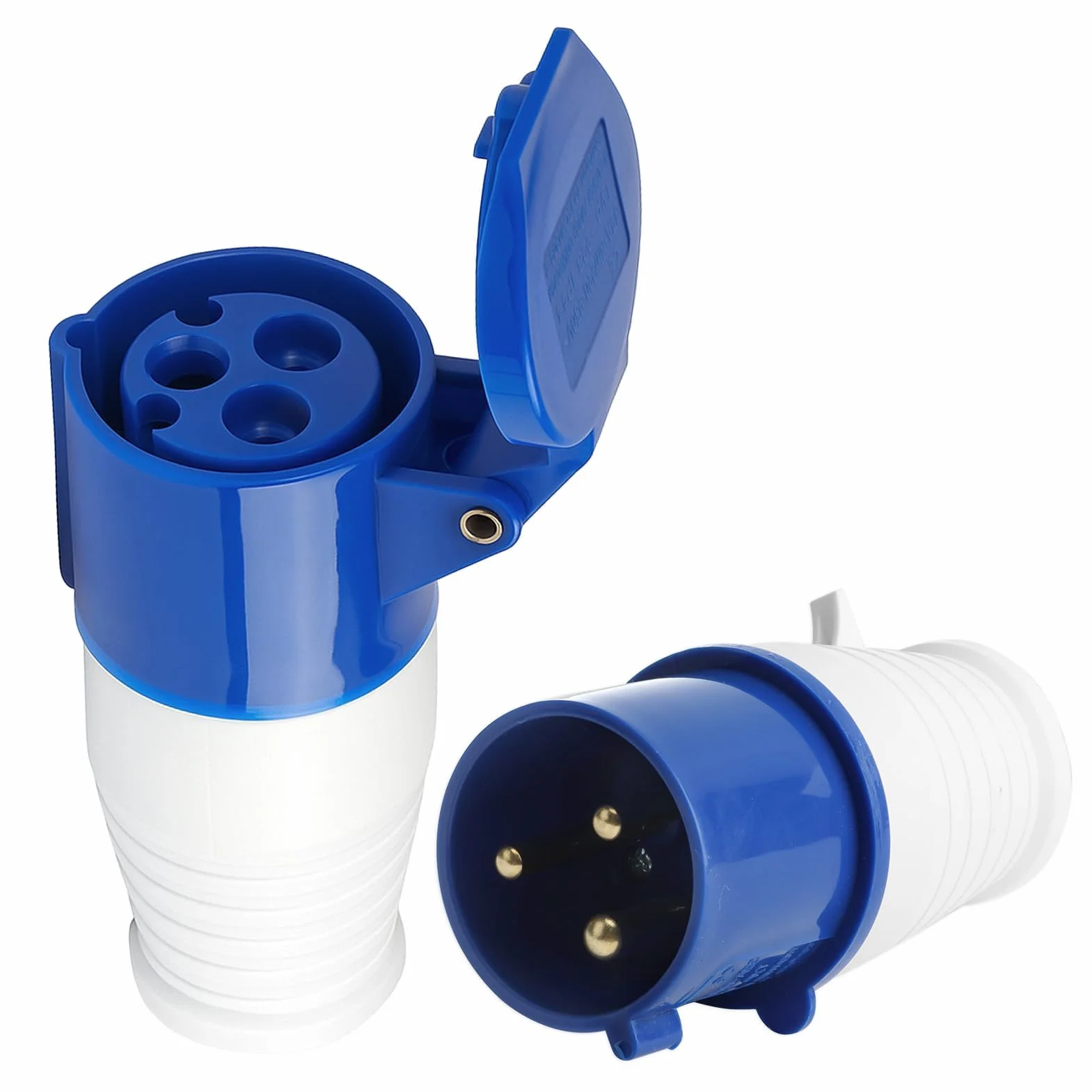Prise 32A monophasé étanche 3 broches 220-250V connecteur industriel camping européenne