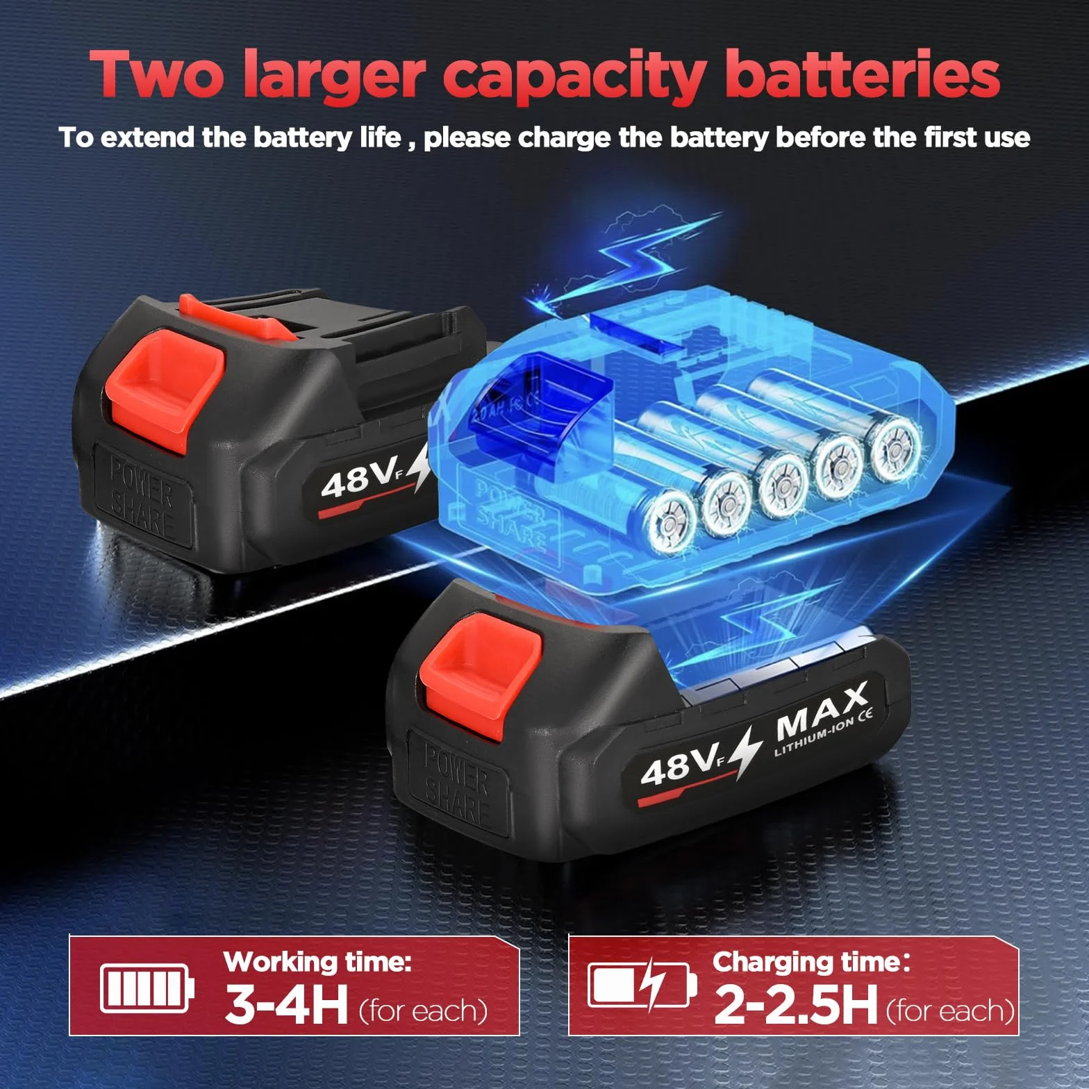 Sécateur Électrique Sans fil, 30mm Secateur Electrique, Sécateur Électrique Brushless avec 2 * 2000 mAh Batteries, Écran LCD, SK7 Lame, Professionnel Secateur à Batterie pour Jardinage, Arbre Fruitier