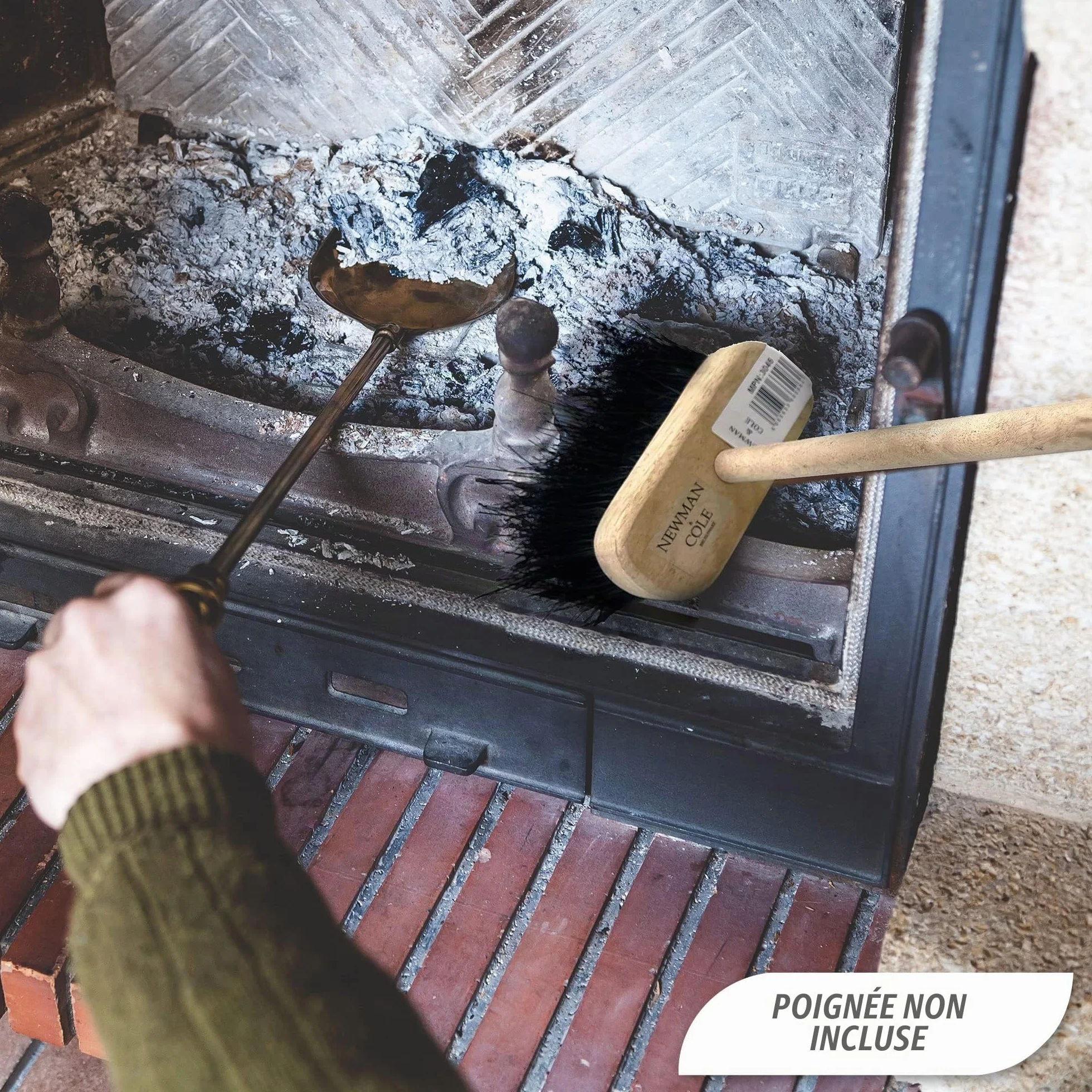 Têtes de Brosse de Remplacement pour Foyer Fireside Companion Lot de 2