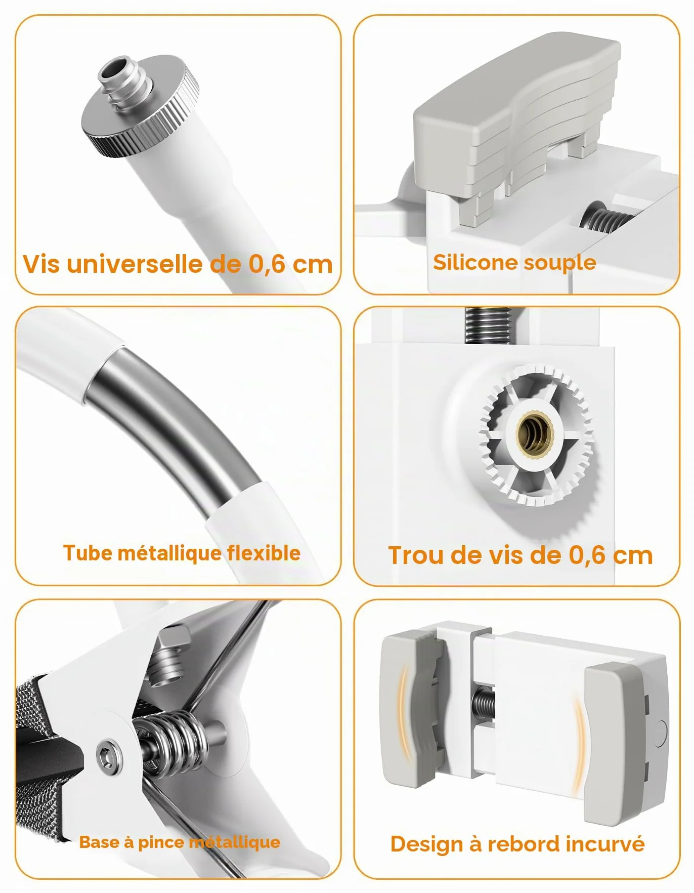 Support Universel pour Moniteur Bébé GHB Philips Avent avec Pince