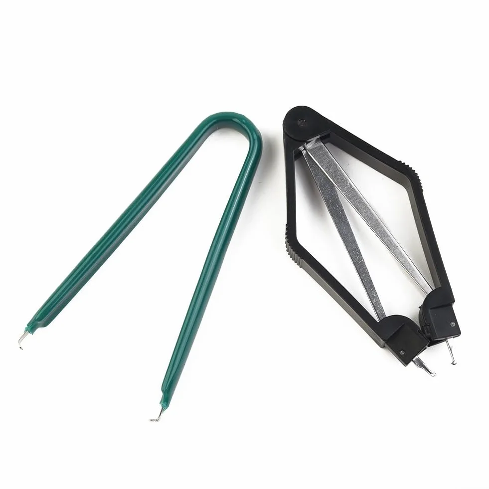 Extracteur de circuits intégrés en métal, extracteur de copeaux en U, kit d'outils de réparation PCB