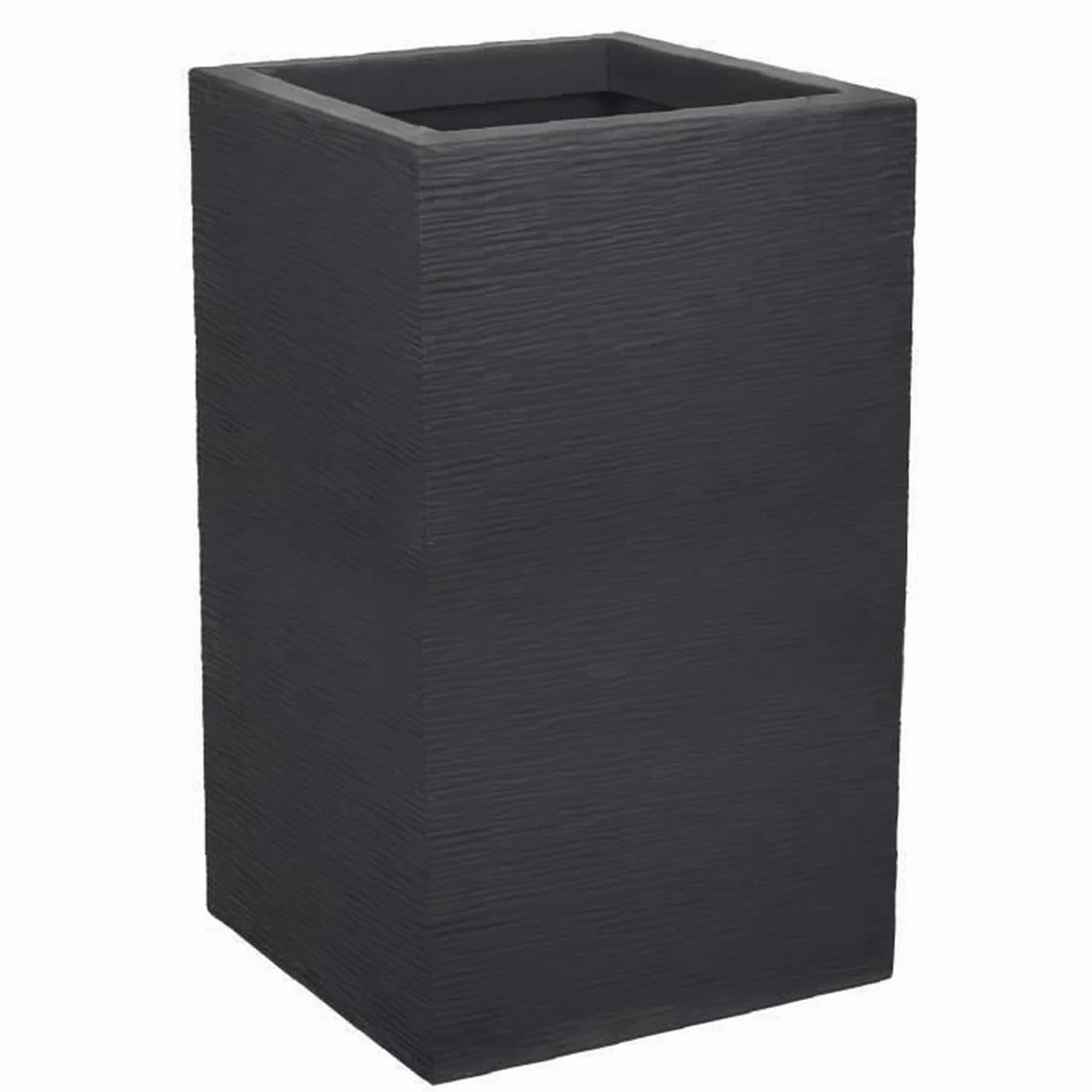 Donica kwadratowa Graphit 36L 29.5x29.5x49.5 cm antracyt