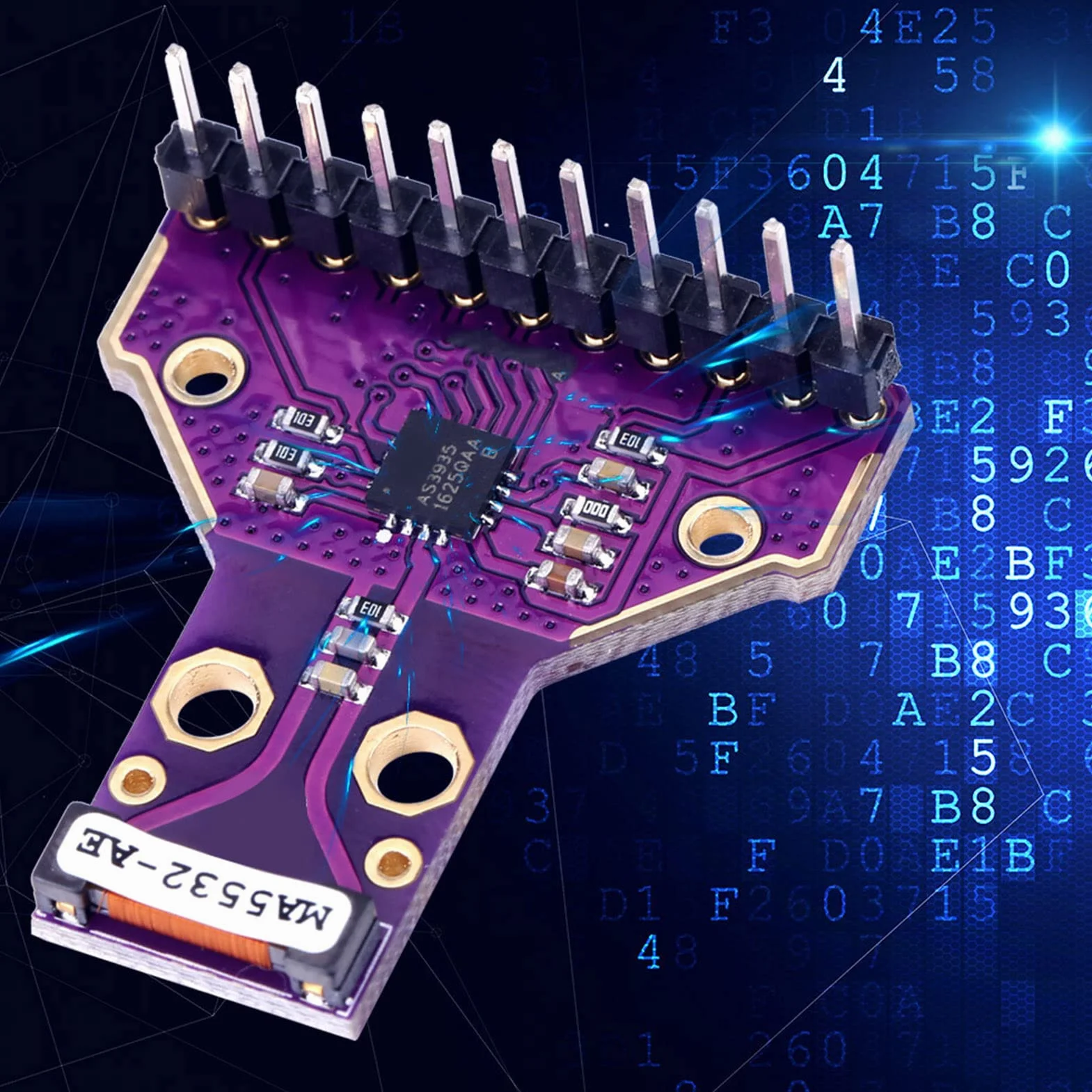 Capteur de Détection de Foudre AS3935 I2C SPI Détecteur Programmable de Tempête 40 km