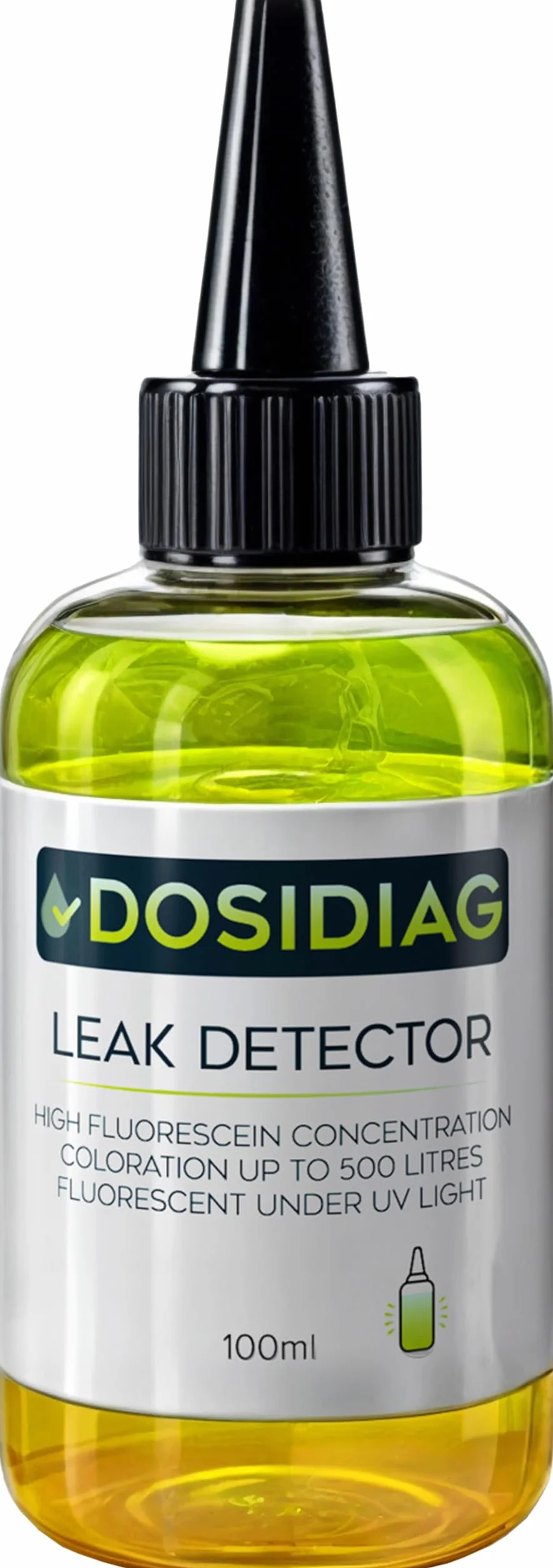 Détecteur de fuite DOSIDIAG - Fluorescéine haute concentration - Recherche fuite piscine SPA plomberie toiture voiture