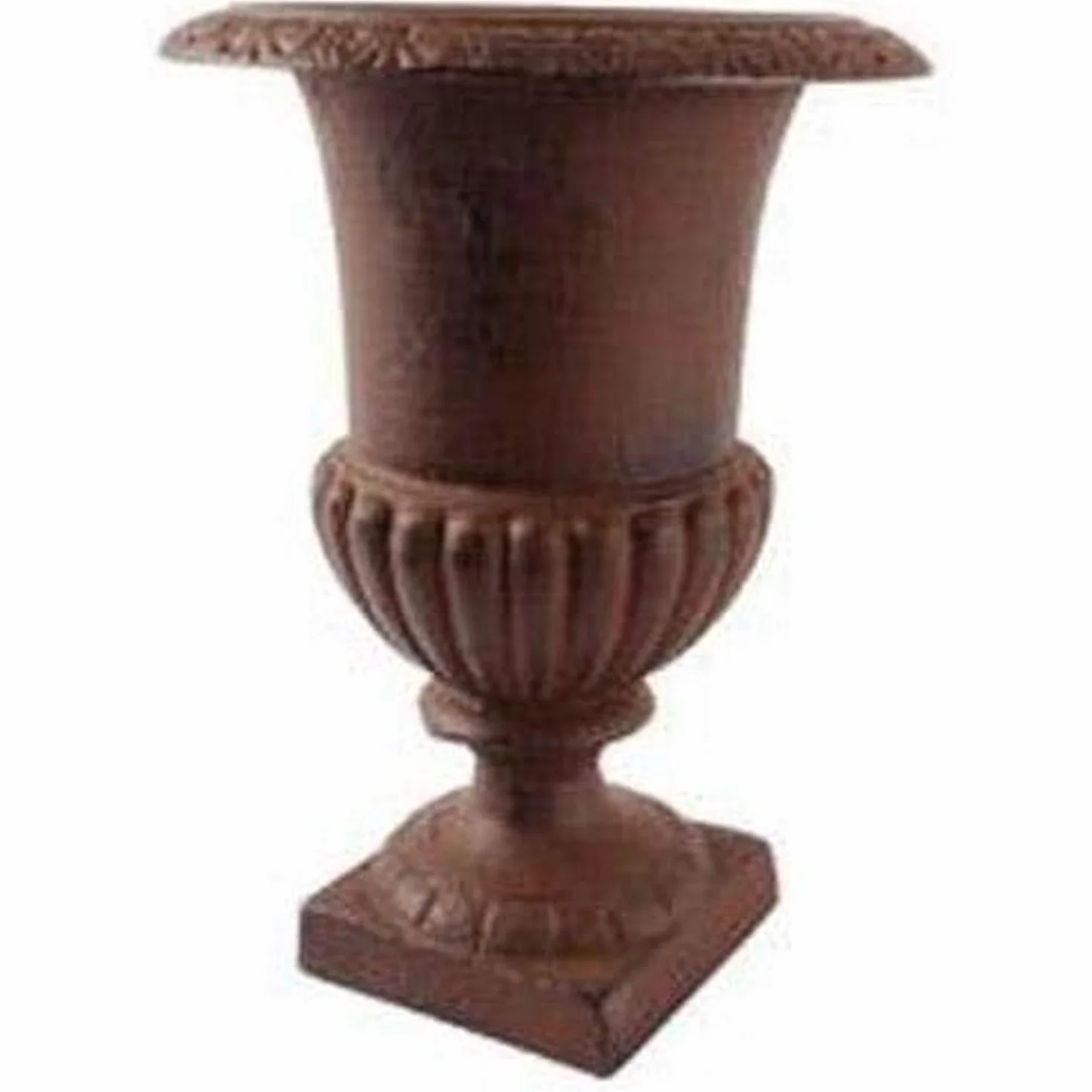 Esschert Design Vase Médicis en fonte 35 cm Marron