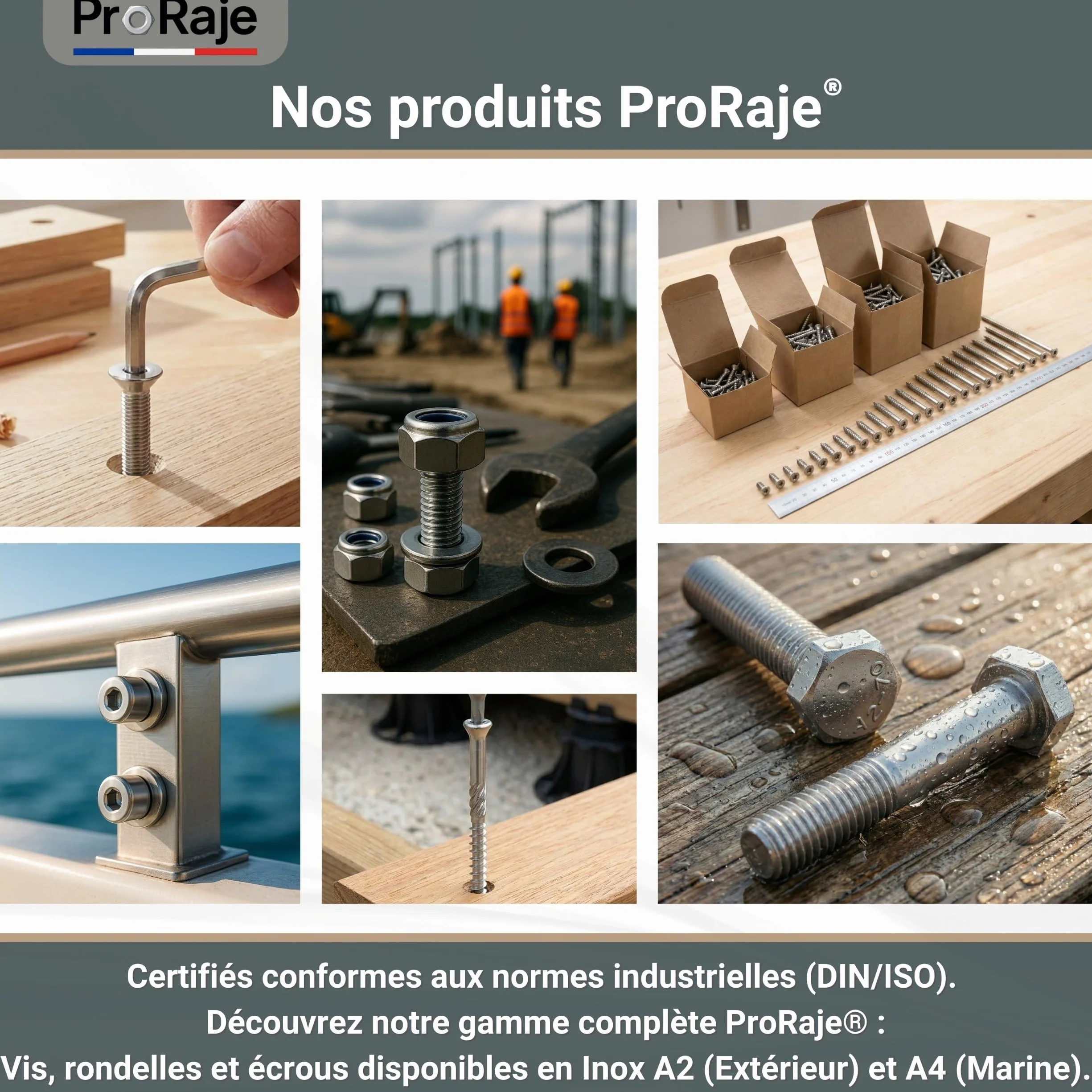 Rondelles INOX plate M6 x 18 mm A2 AISI 304 lot de 20 pièces