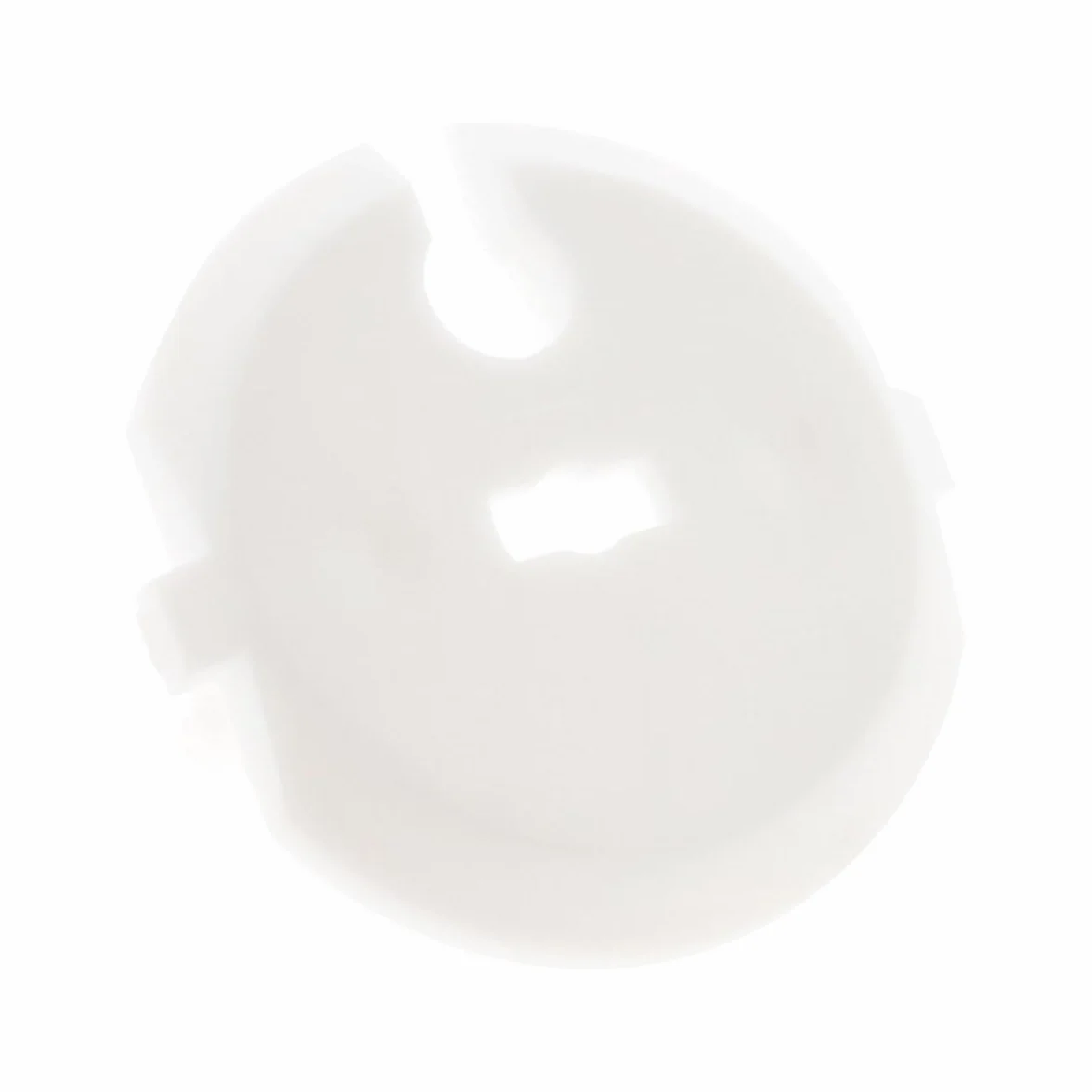 Zenitech Lot de 3 Caches Prises 2P+T Blanc avec Clef