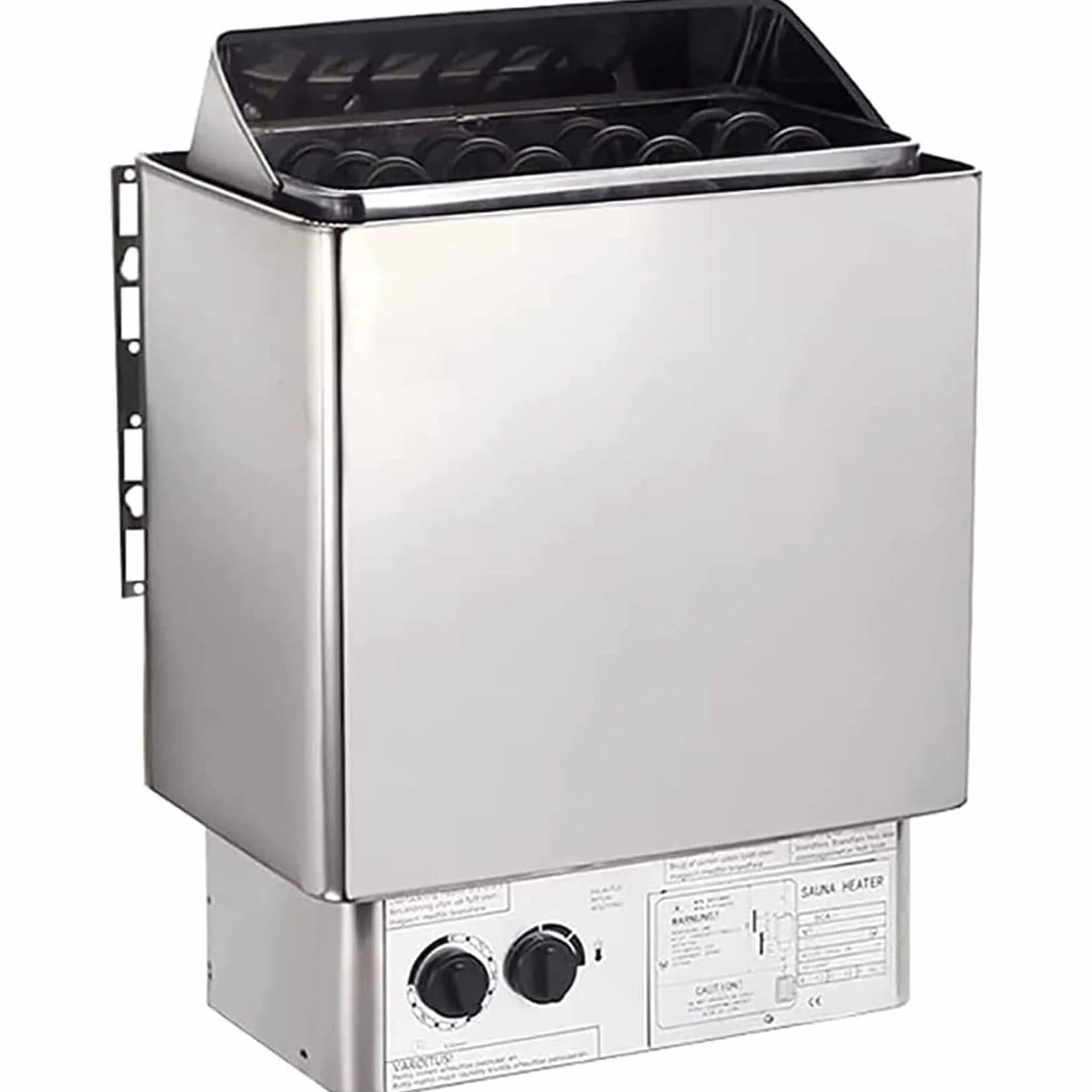 Poêle de sauna électrique 220V 3.5kW en acier inoxydable avec contrôleur interne 2-13 m³