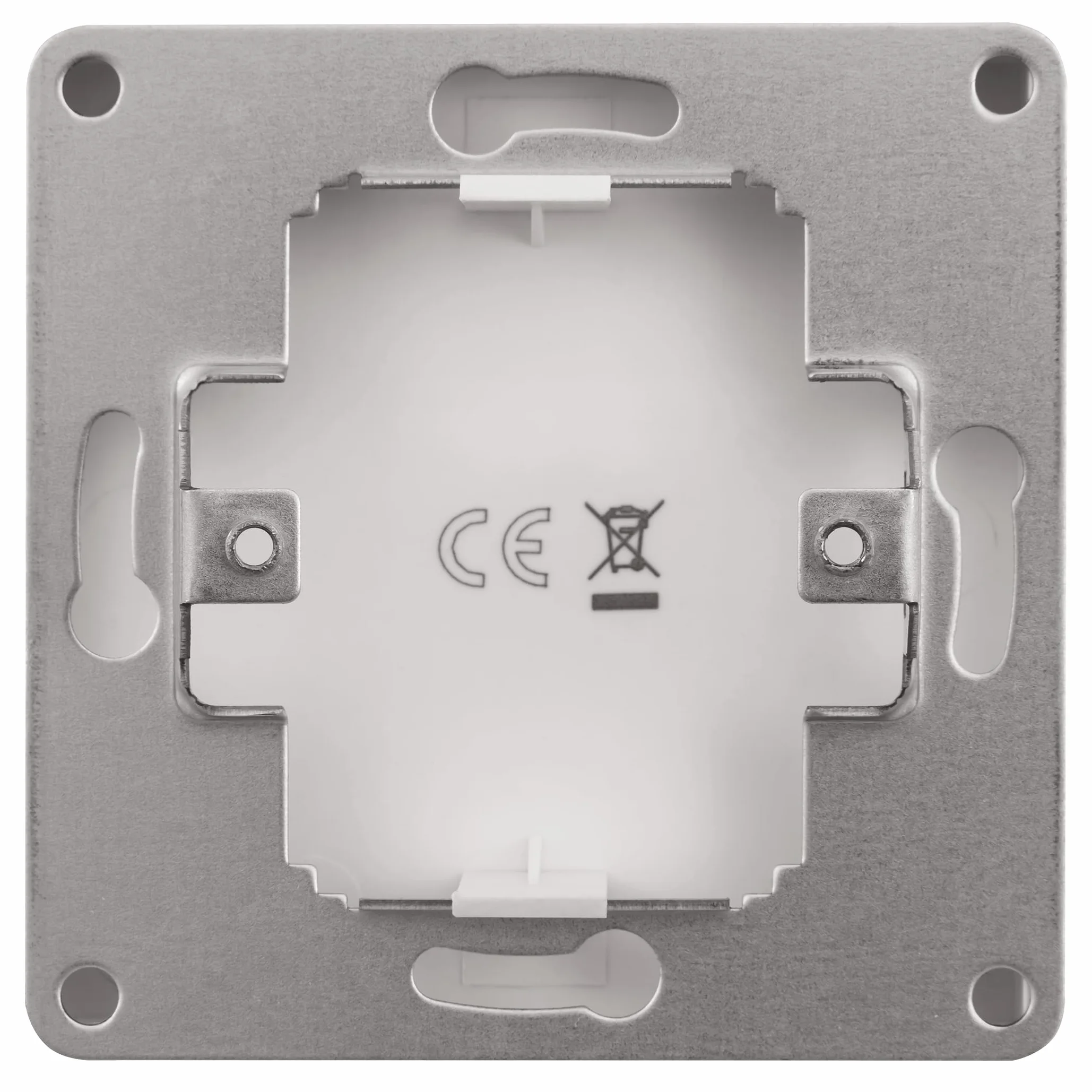 MC POWER Cache prise encastrable pour volet roulant Shallow UP anthracite