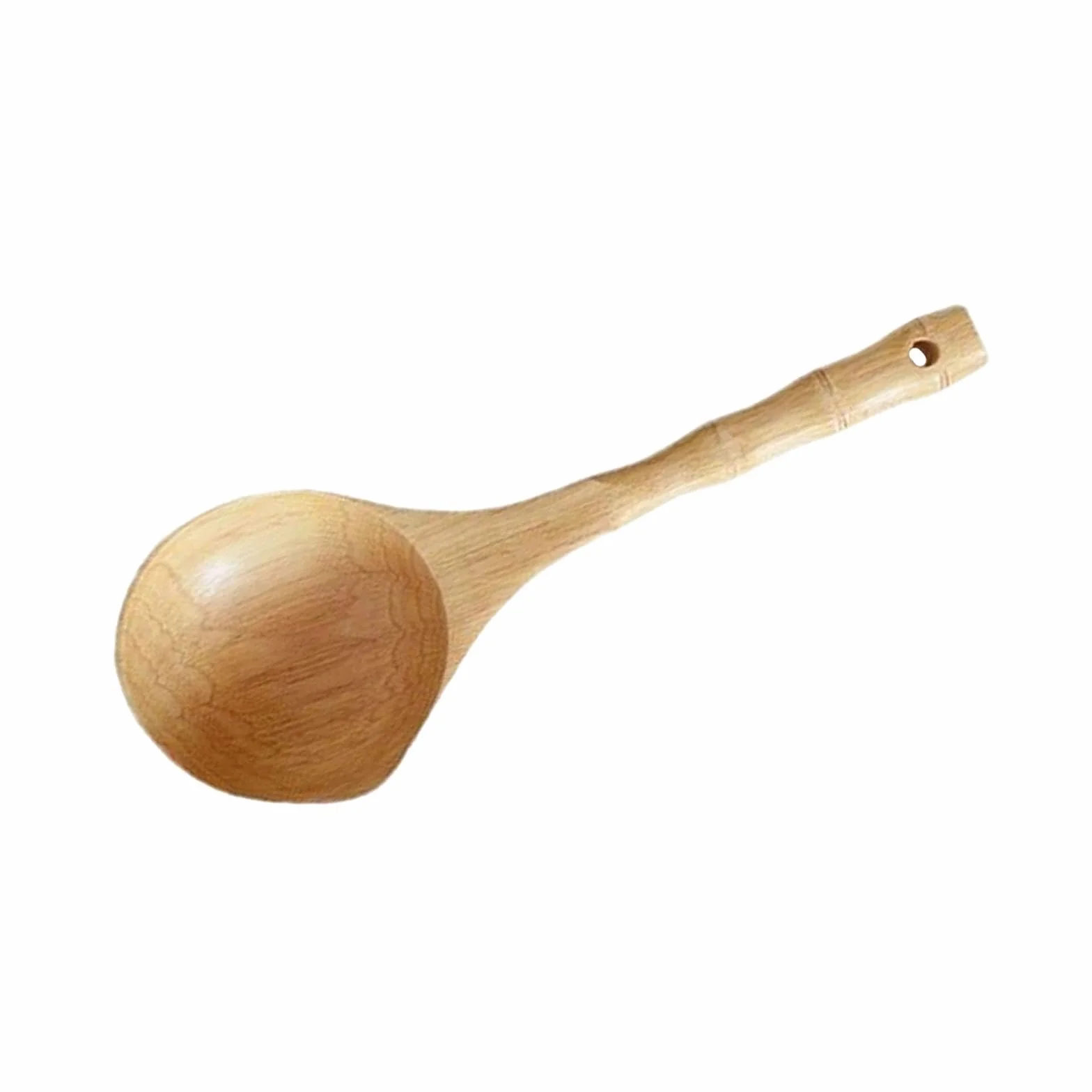 Louche en Bois pour Sauna et SPA, Cuillère à Eau en Bois Massif avec Manche Long