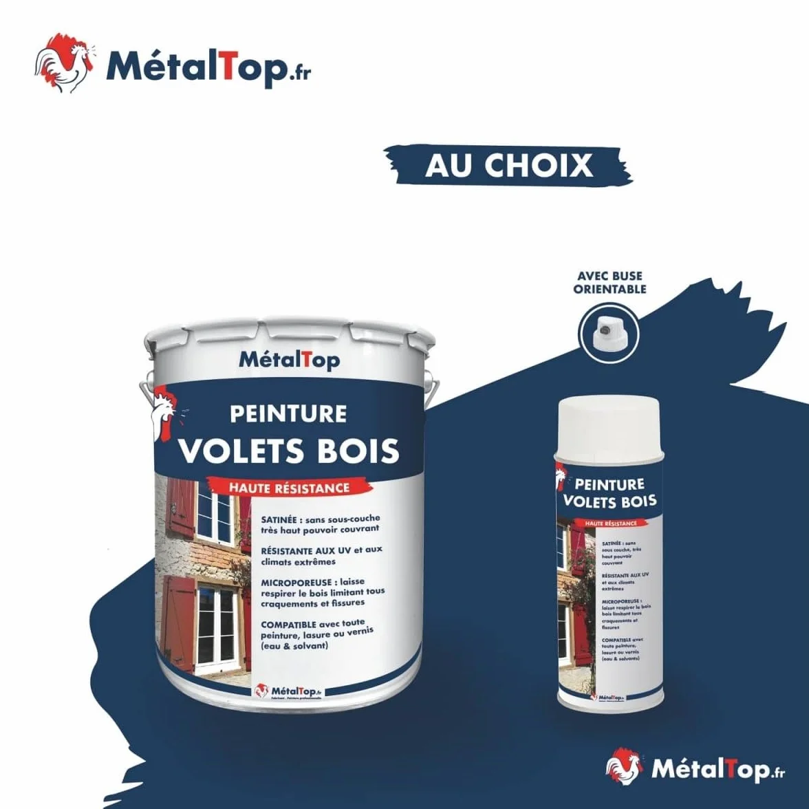 Peinture Volets Bois Gris Anthracite RAL 7016-1 L Microporeuse Anti-UV Anti-humidité Haute Protection 15 Ans