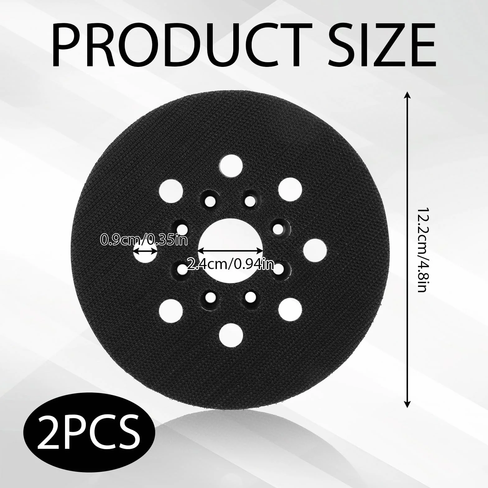 Plateau De Ponçage 125 mm Compatible Pex 220 A Gex 125-1 Ae Skil 7402/7490