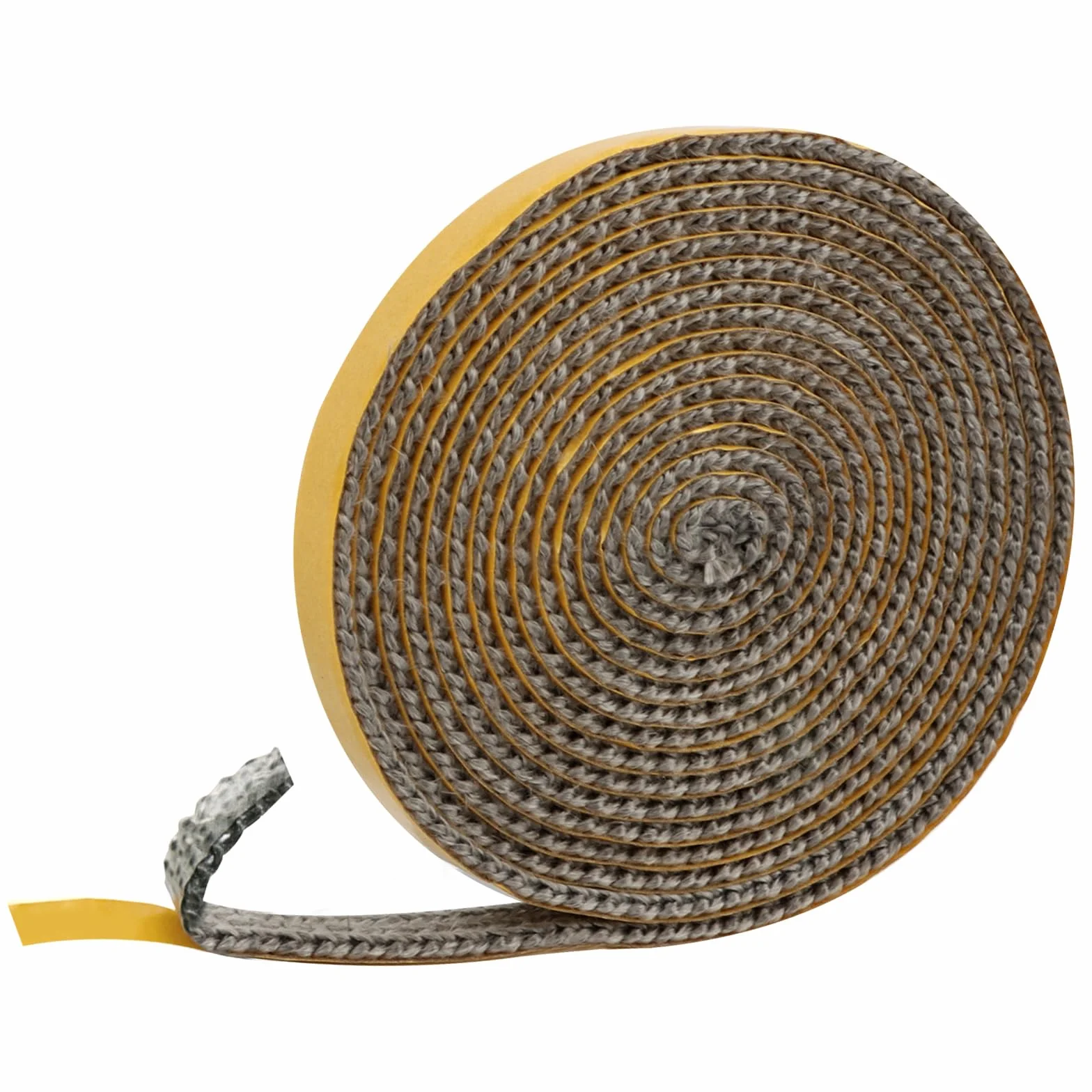 Joint Fibre de Verre Auto-adhésif Ruban D'étanchéité Résistante à la Chaleur pour Poêle Cheminée 3m x 10mm x 3mm