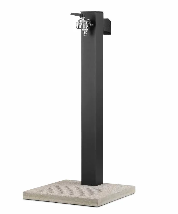 BELFER FONTAINE À COLONNE AVEC BASE ET PORTAGOMME 42/QRRB