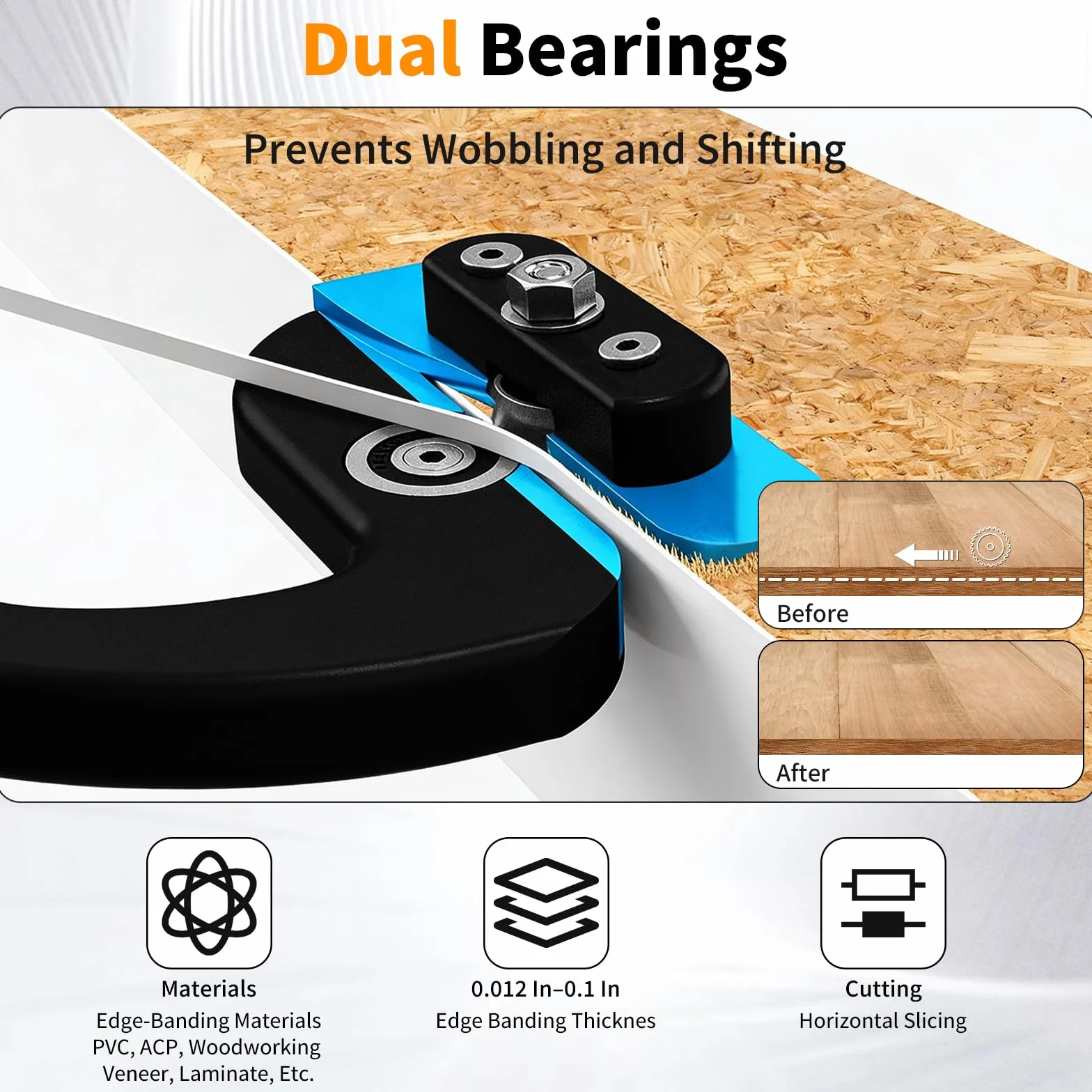 Outil De Coupe De Chant Professionnel Rabot à Placage Et Grattoir à Chanfrein Pour Bois Outillage Menuiserie Pour Plans De Travail Meuble Armoire Crafting Laminate