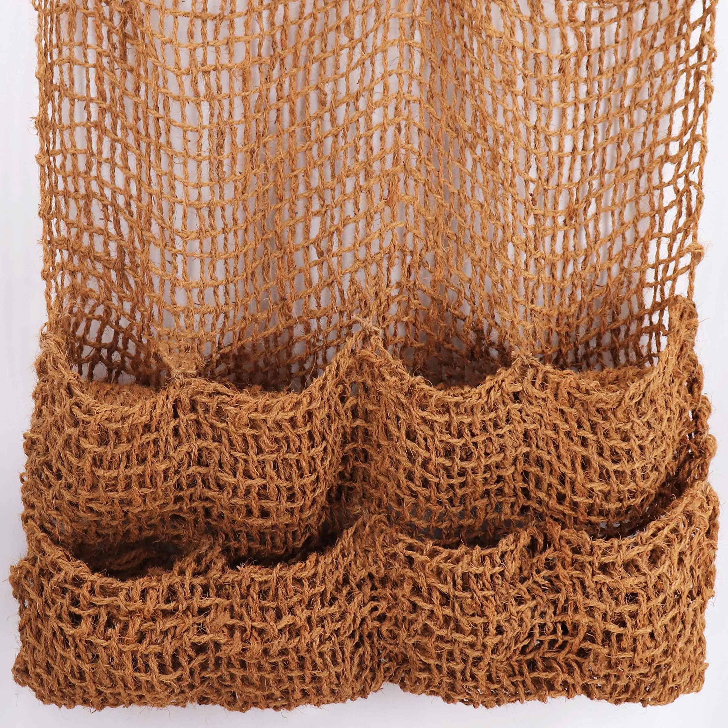Aquagart 3 Sacs de cocotiers Tapis de Coco I Sac de remblai I 100x100 cm avec 8 Sacs d'étang I 700g de Tissu de Coco en Fibres Naturelles