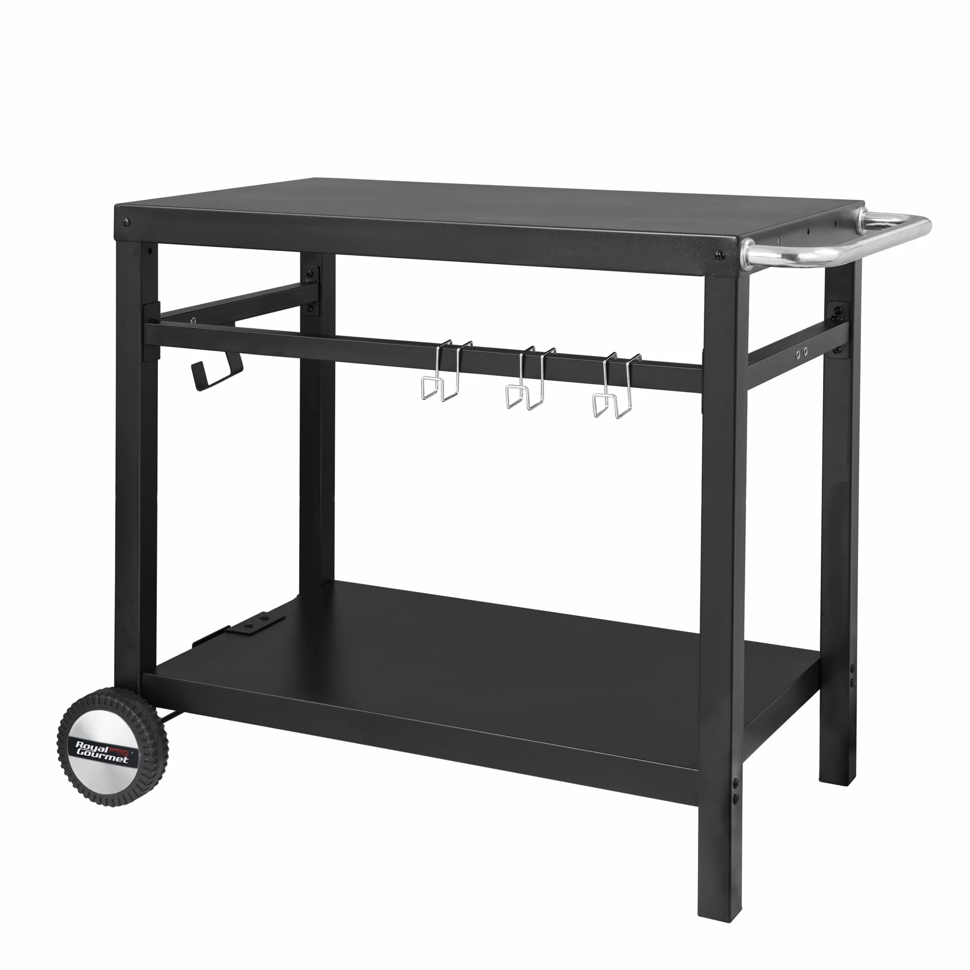 Royal Gourmet Plancha Extérieure Chariot Barbecue Métal 100,5 x 59 x 81 cm Noir