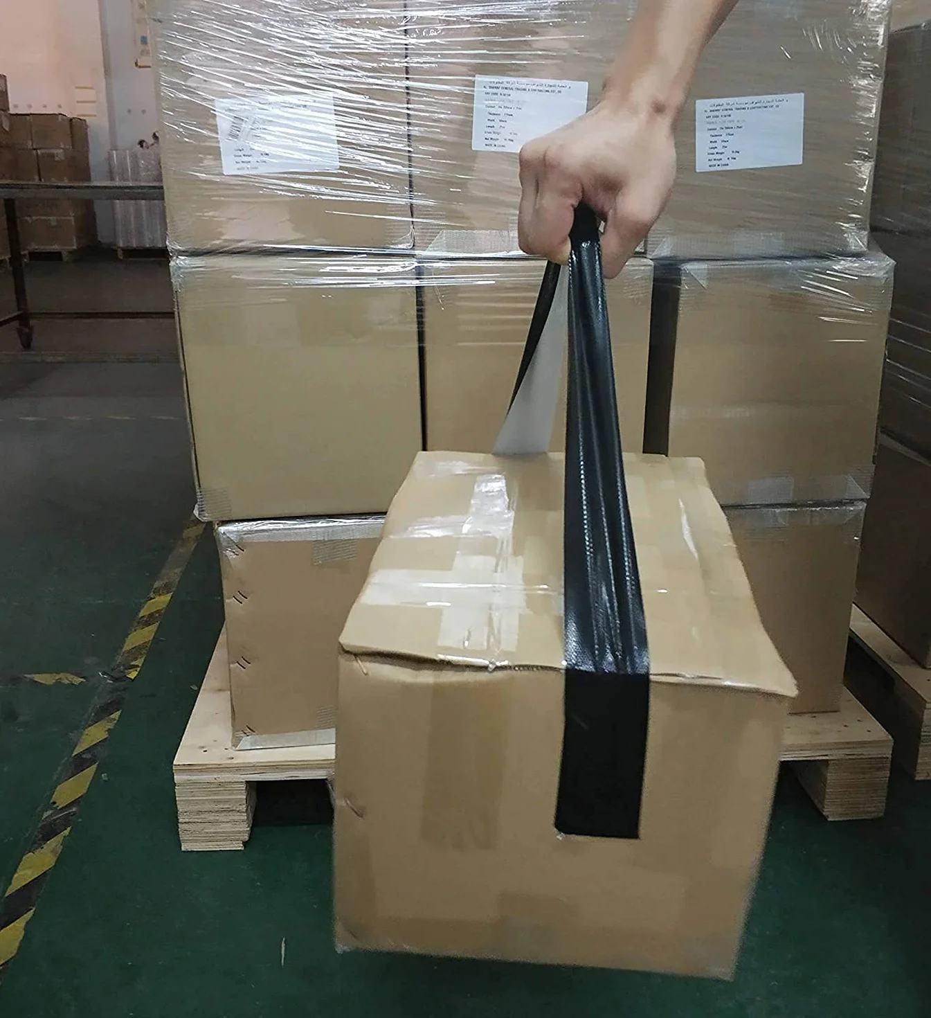 BOMEI PACK Ruban Adhésif Toilé Noir, Heavy Duty Duct Tape 3 Rouleaux 50 mm x 50 m