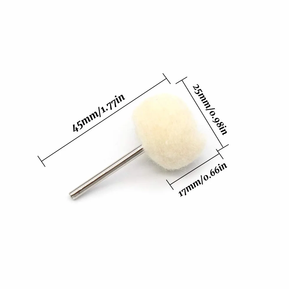 Roue de Polissage en Coton Beige 25 Pièces pour Dremel Outils Rotatifs