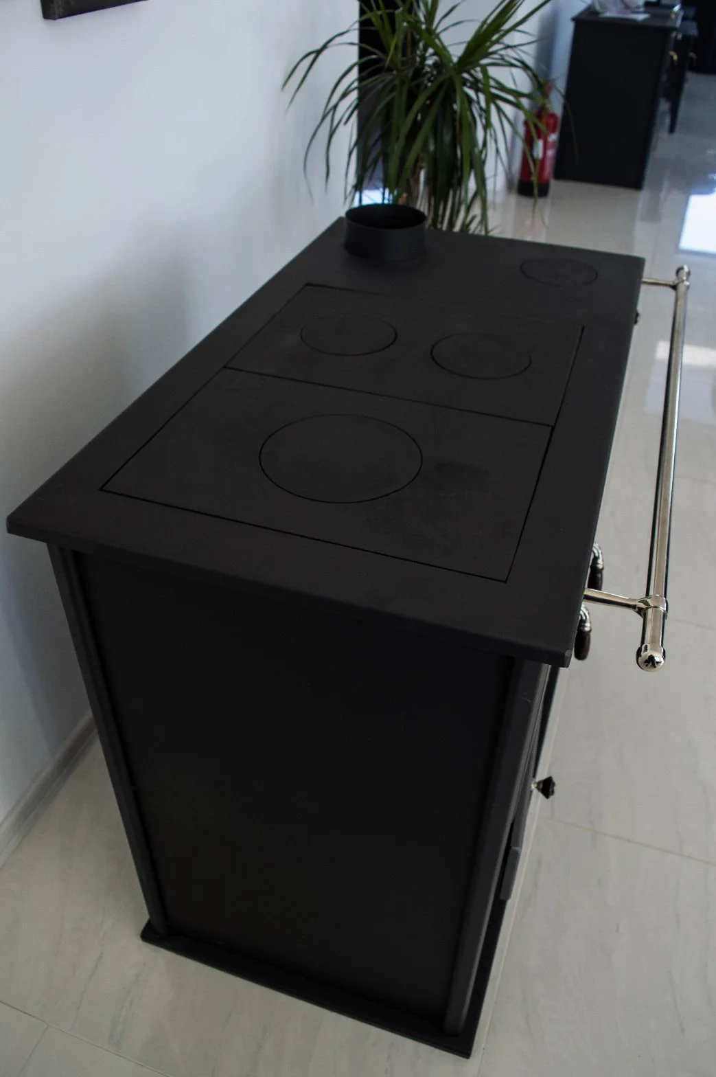 PROMETEY Poêle à bois cuisinière four 11 kW PRAKTIK LUX