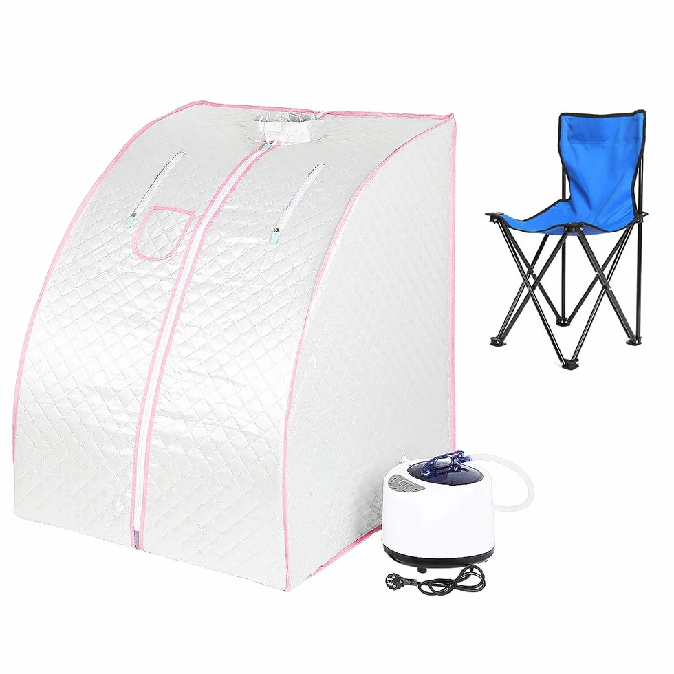 Sauna à vapeur portable 75x35x25cm Argent