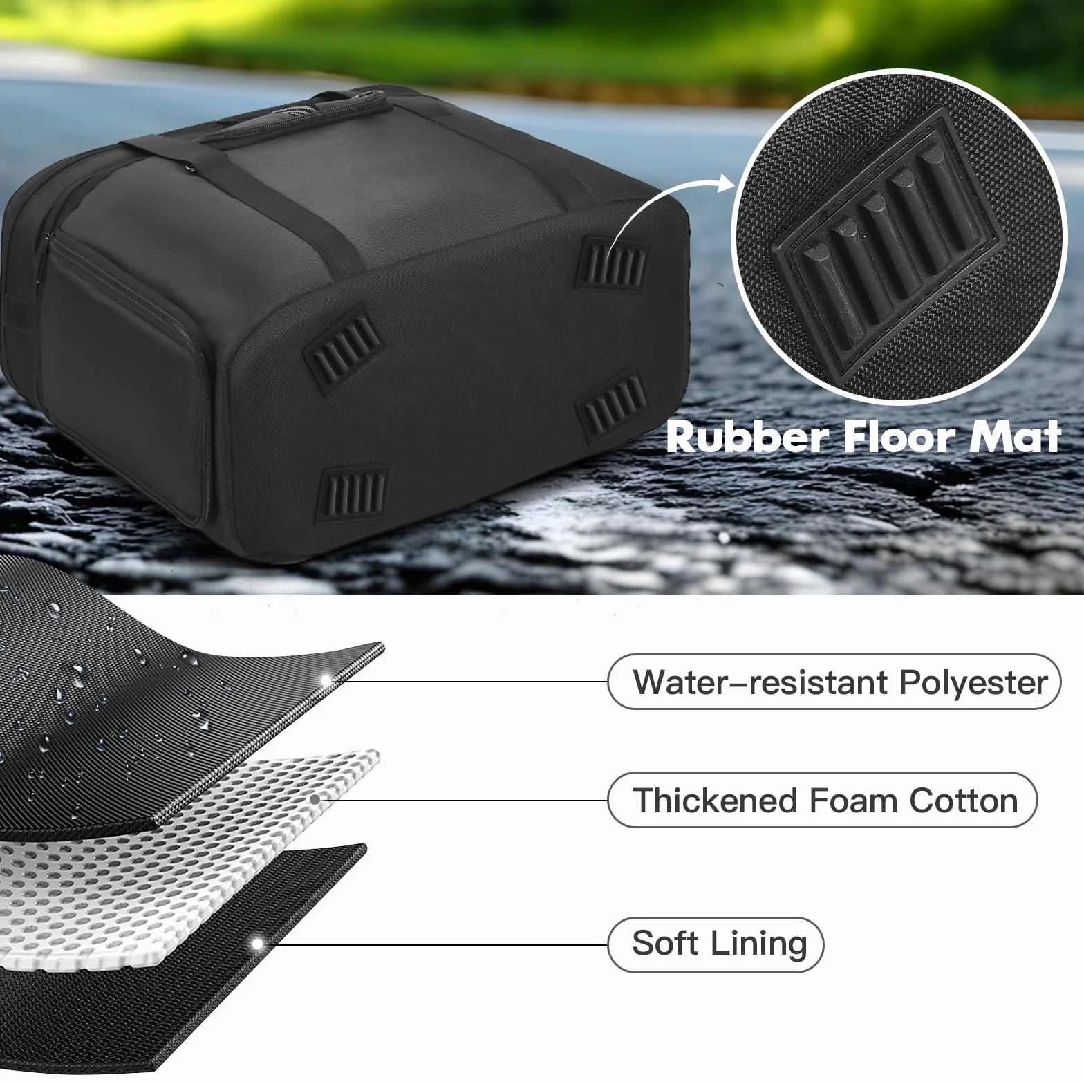 Sac de Transport Compatible ECOFLOW Delta 3 Plus Centrale Électrique Portable, Sac de Rangement pour Delta 2 Générateur Solaire