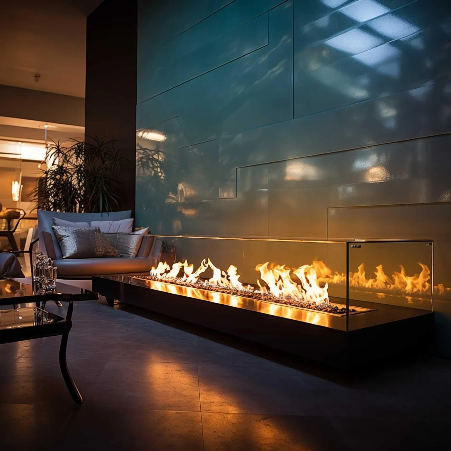 Bioéthanol 80% 5 L Effet Grillage Cheminée Feu Décoratif Intérieur Extérieur