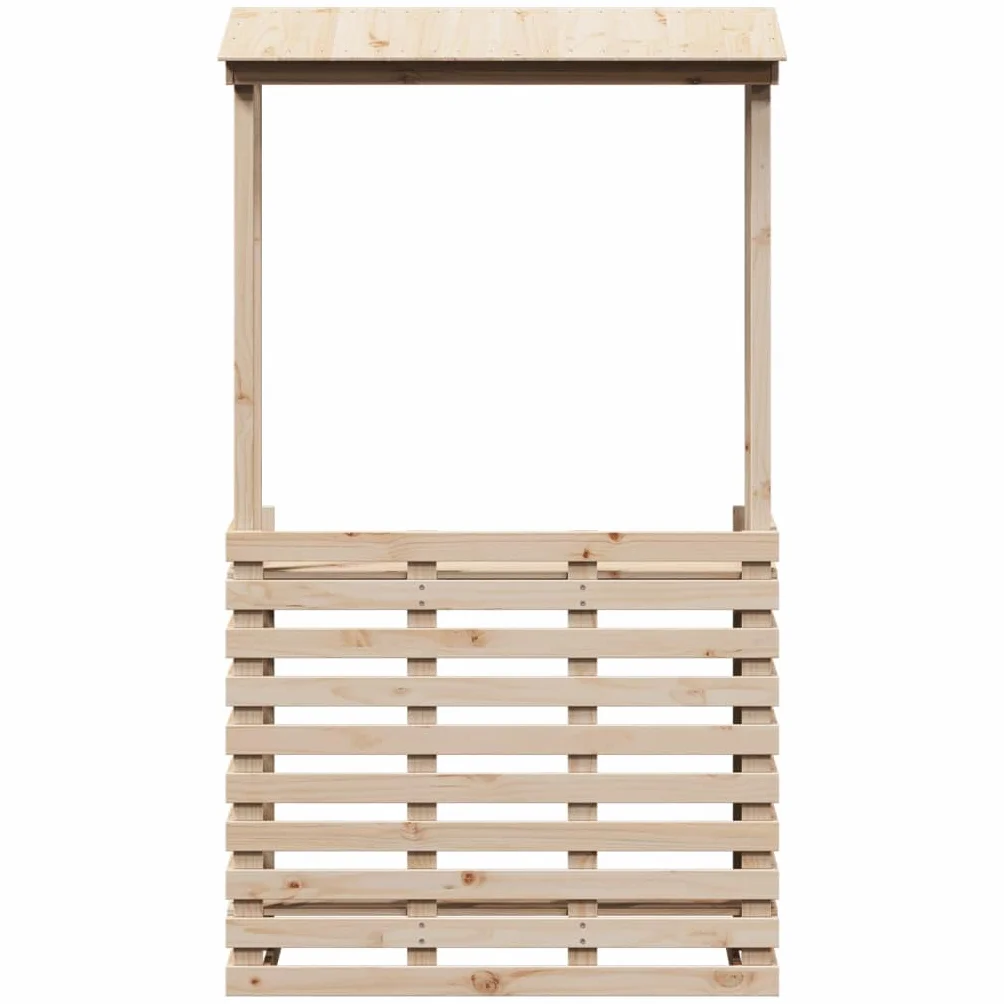 Générique Table de Bar d'extérieur Bois Massif 112,5x57x195,5 cm