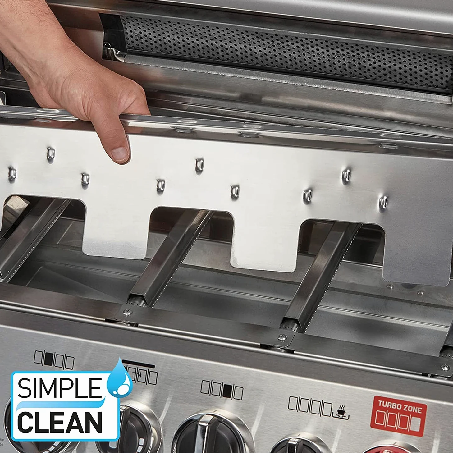 ENDERS - Barbecue Monroe Pro 4 SIK Turbo - 4 brûleurs dont 1 Turbo Zone - 1 brûleur arrière infrarouge - 1 brûleur latéral - Simple Clean - Switch Grid - Jusqu'à 14 convives - 21,1 kW