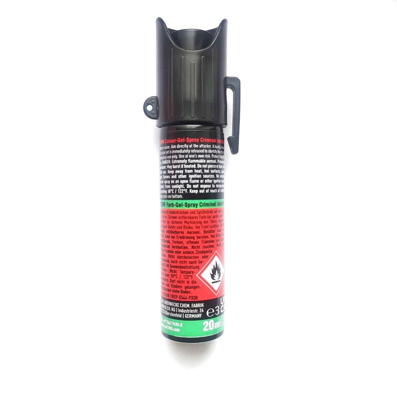 HOERNEKE Spray De Défense Tiw Farb-Gel 20 ML Sac a Main Femme
