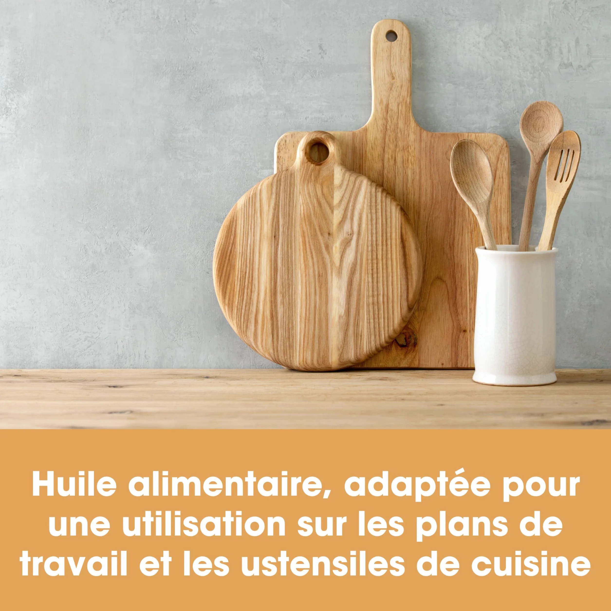 Furniture Clinic Huile de plan de travail 250ml - Huile de séchage rapide sans danger pour aliments pour plans de travail en bois