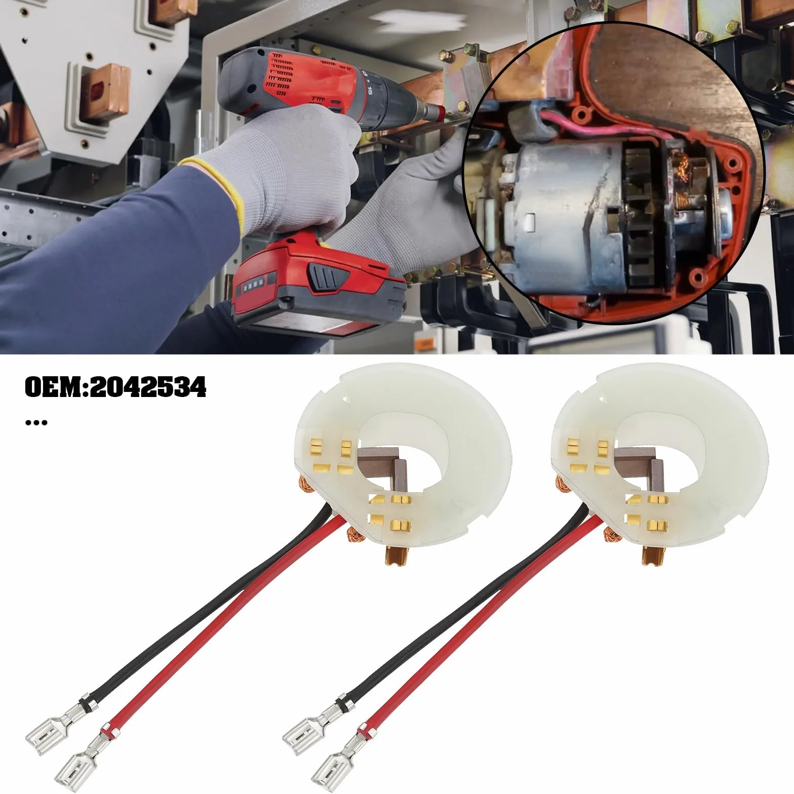 Hilti Lot de 2 Porte-balais de Charbon pour Tournevis sans Fil 14,4 V SFC 14-A SFC 22