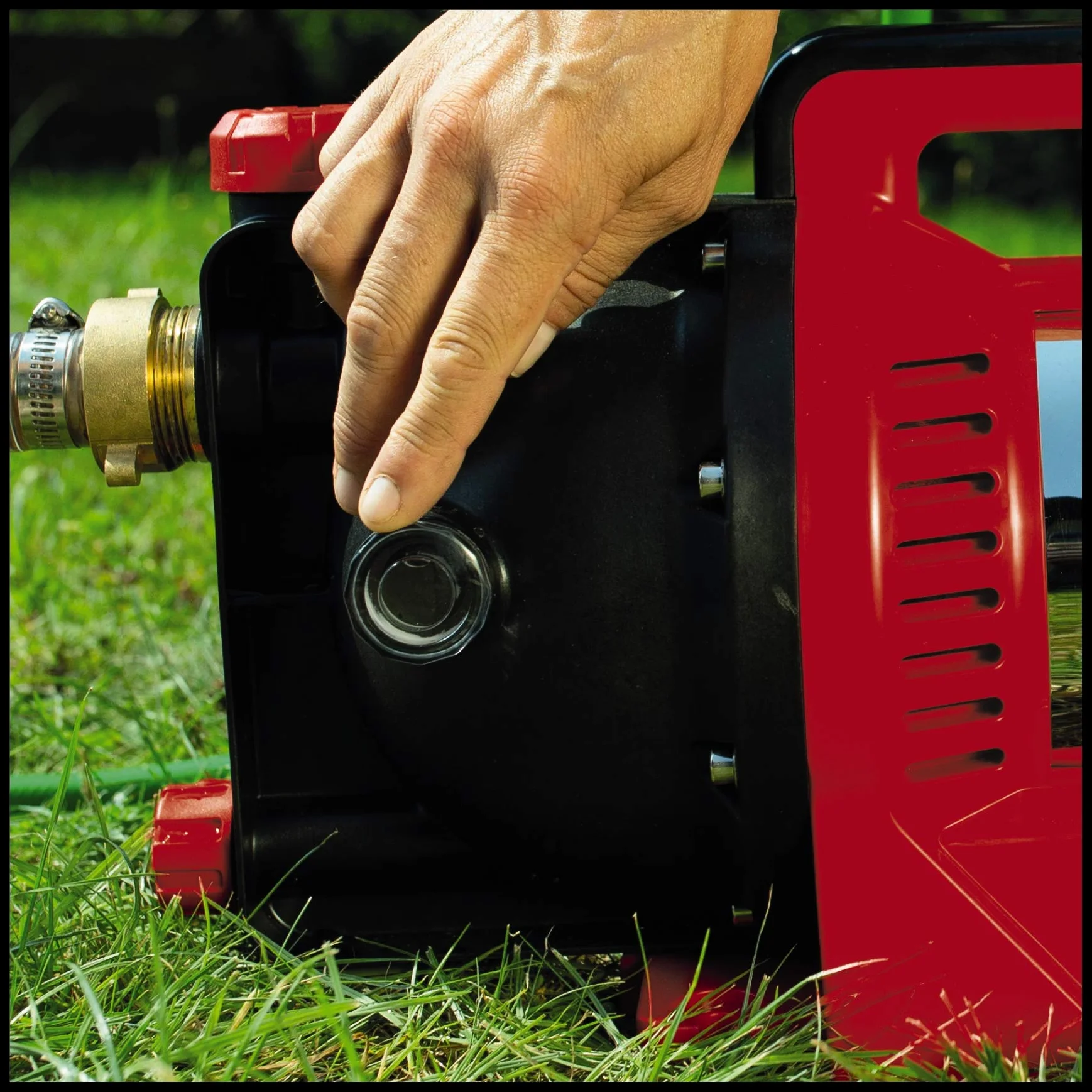 Einhell Pompe d'arrosage GC-GP 1250 N 1250 W indicateur niveau d'eau protection gel